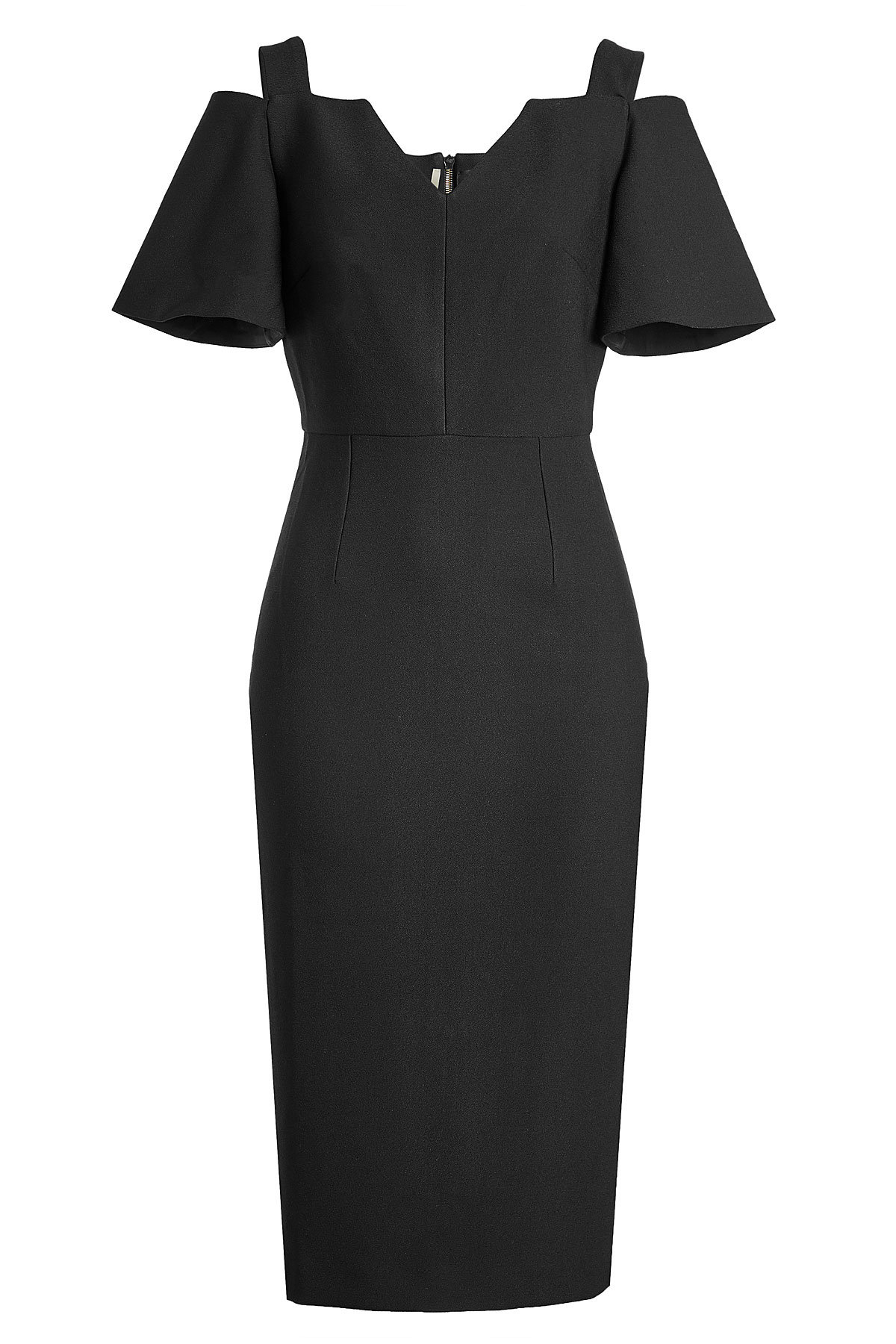 Roland Mouret - Tailored Dress with Cut-Outs