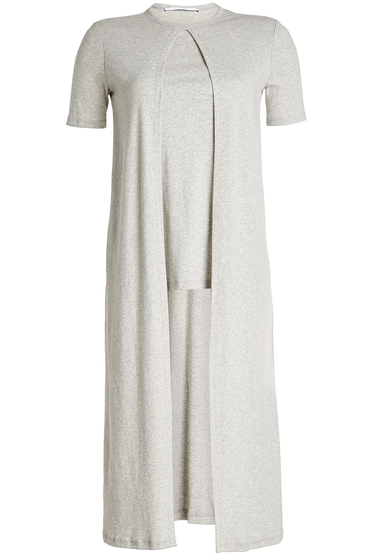 Cotton T-Shirt with Split Panel by Rosetta Getty