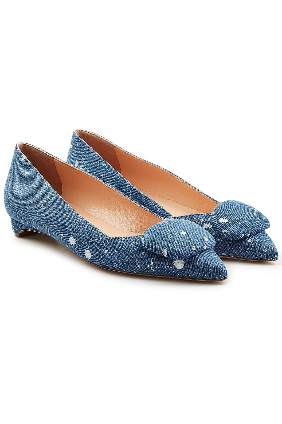 Rupert Sanderson - Aga Denim Ballerinas