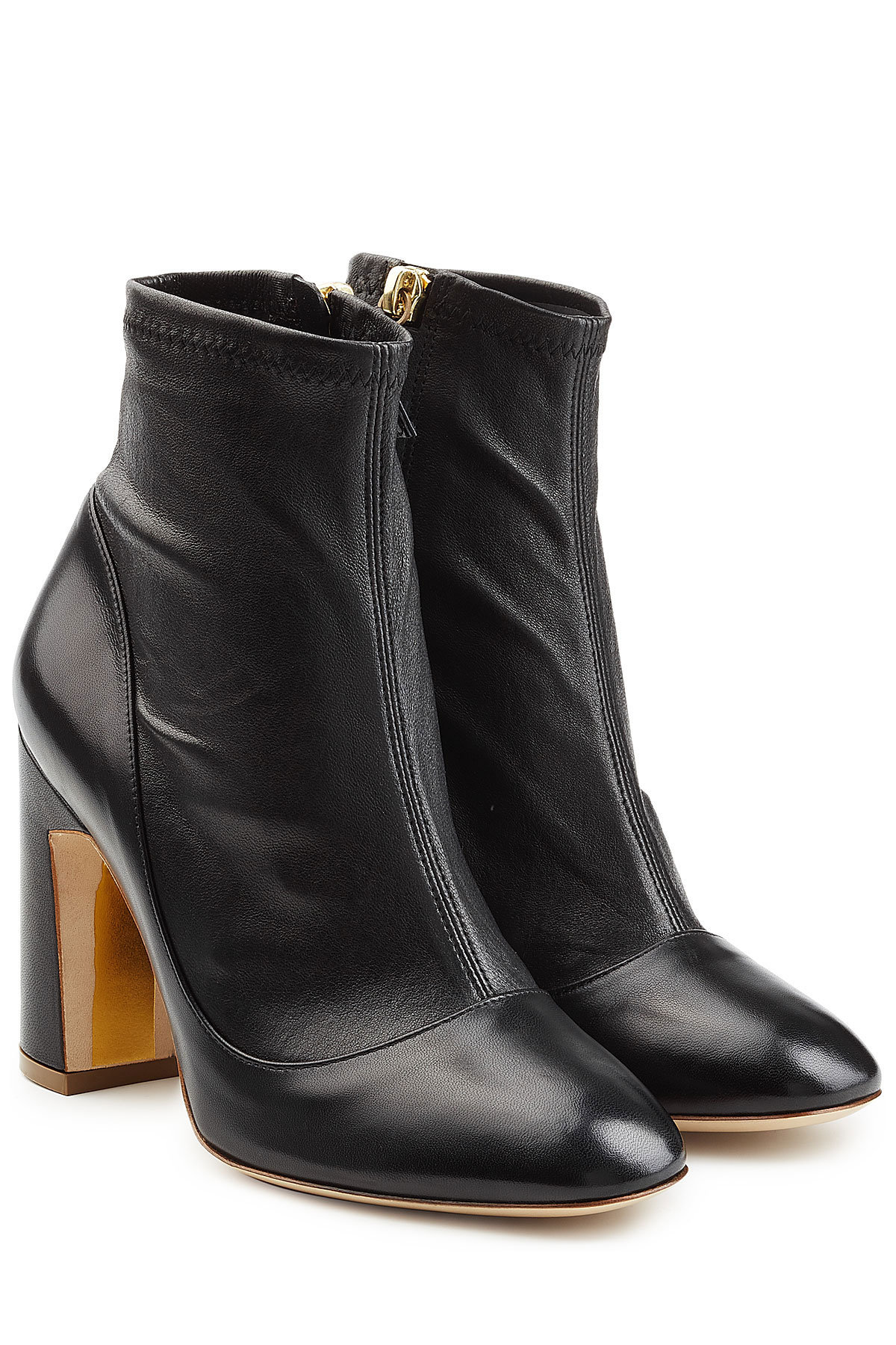 Rupert Sanderson - Stretch Leather Metta Booties