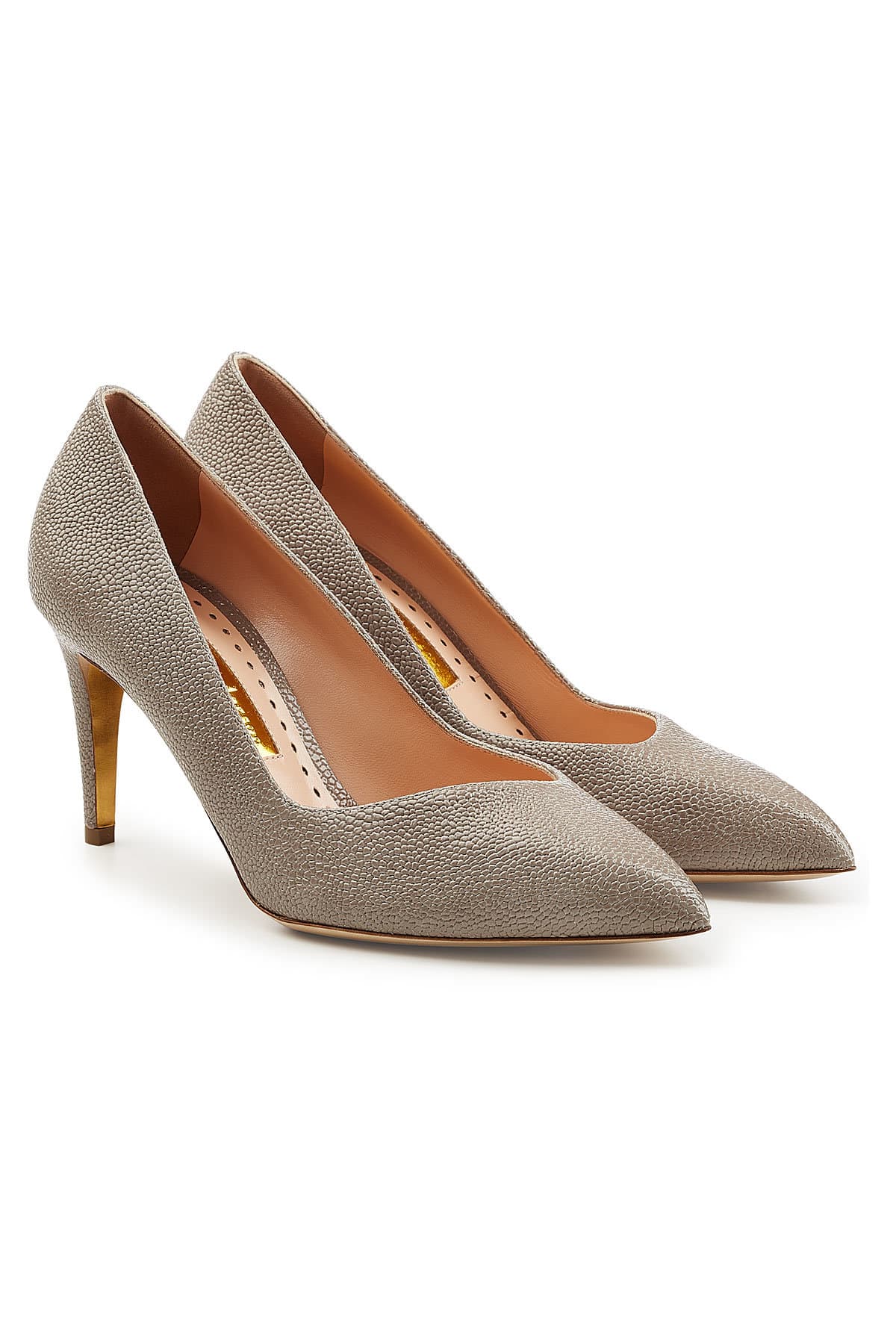 Rupert Sanderson - Vivian New Textured Leather Pumps