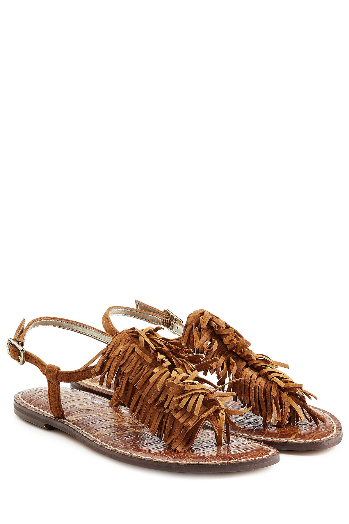 Sam Edelman - Fringed Suede Gela Sandals