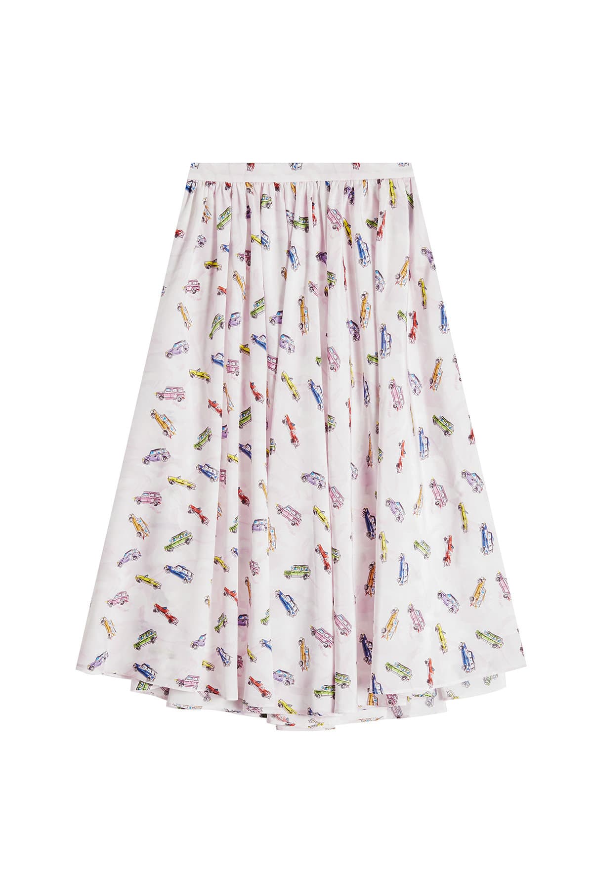 Sandy Liang - Linguini Printed Silk Skirt