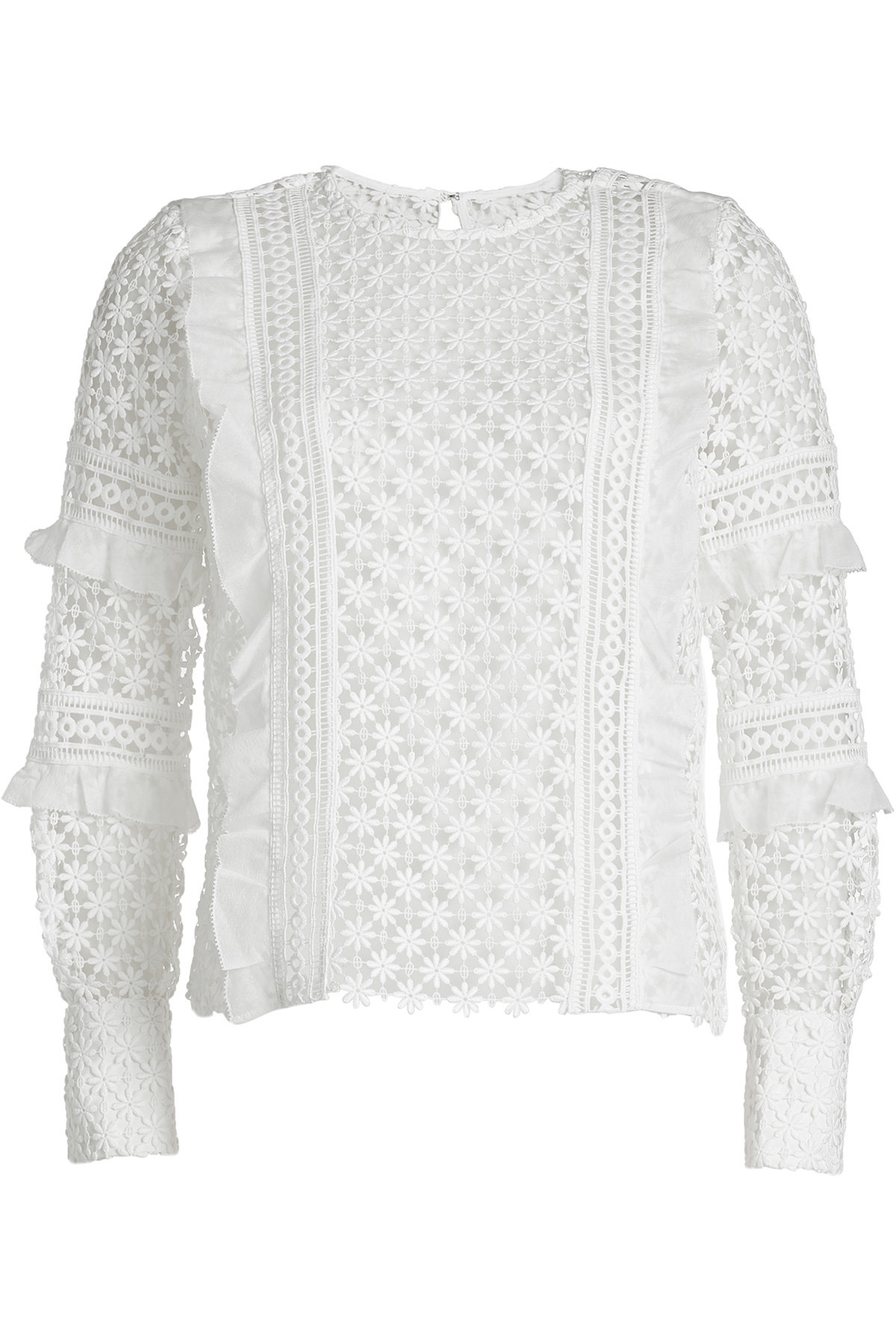 Daisy Lace Blouse by Self-Portrait