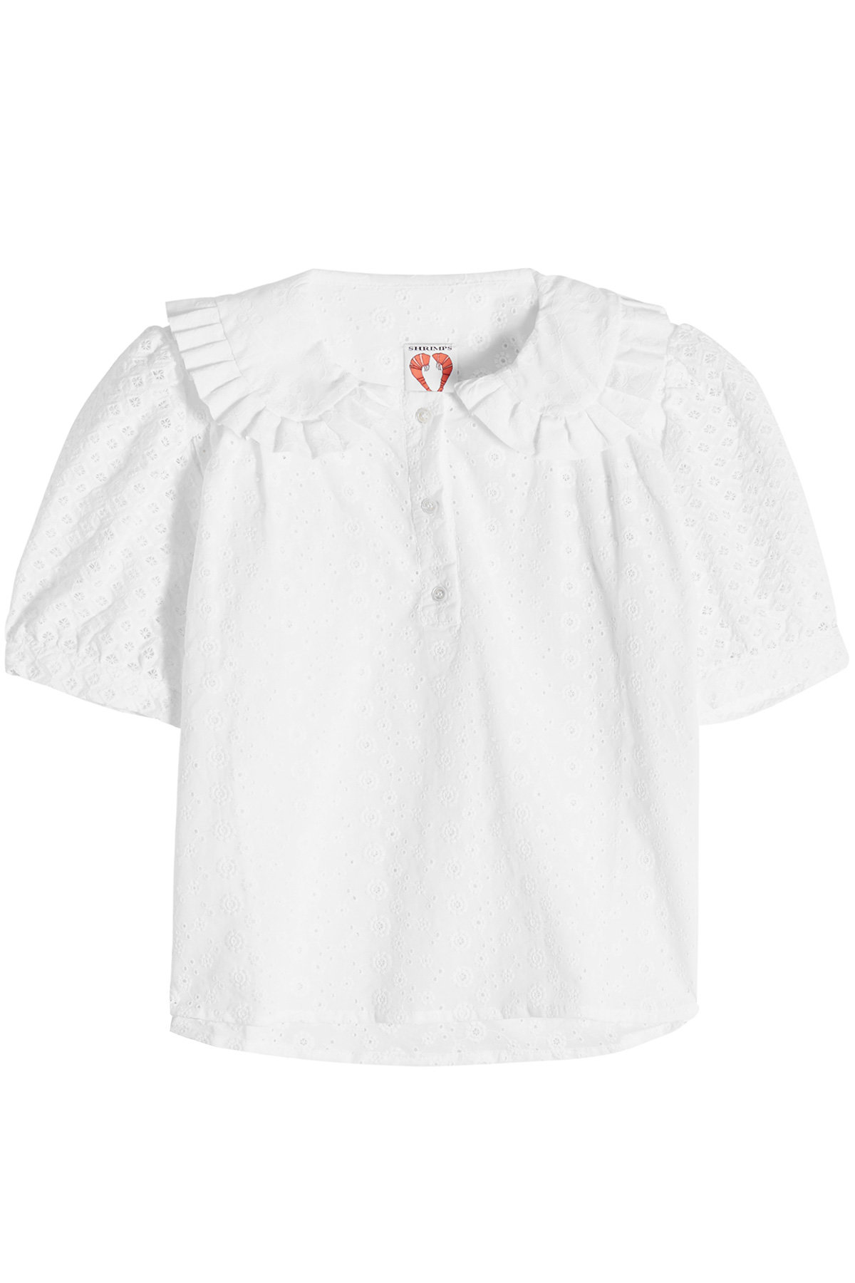 Harold Embroidered Cotton Blouse by Shrimps
