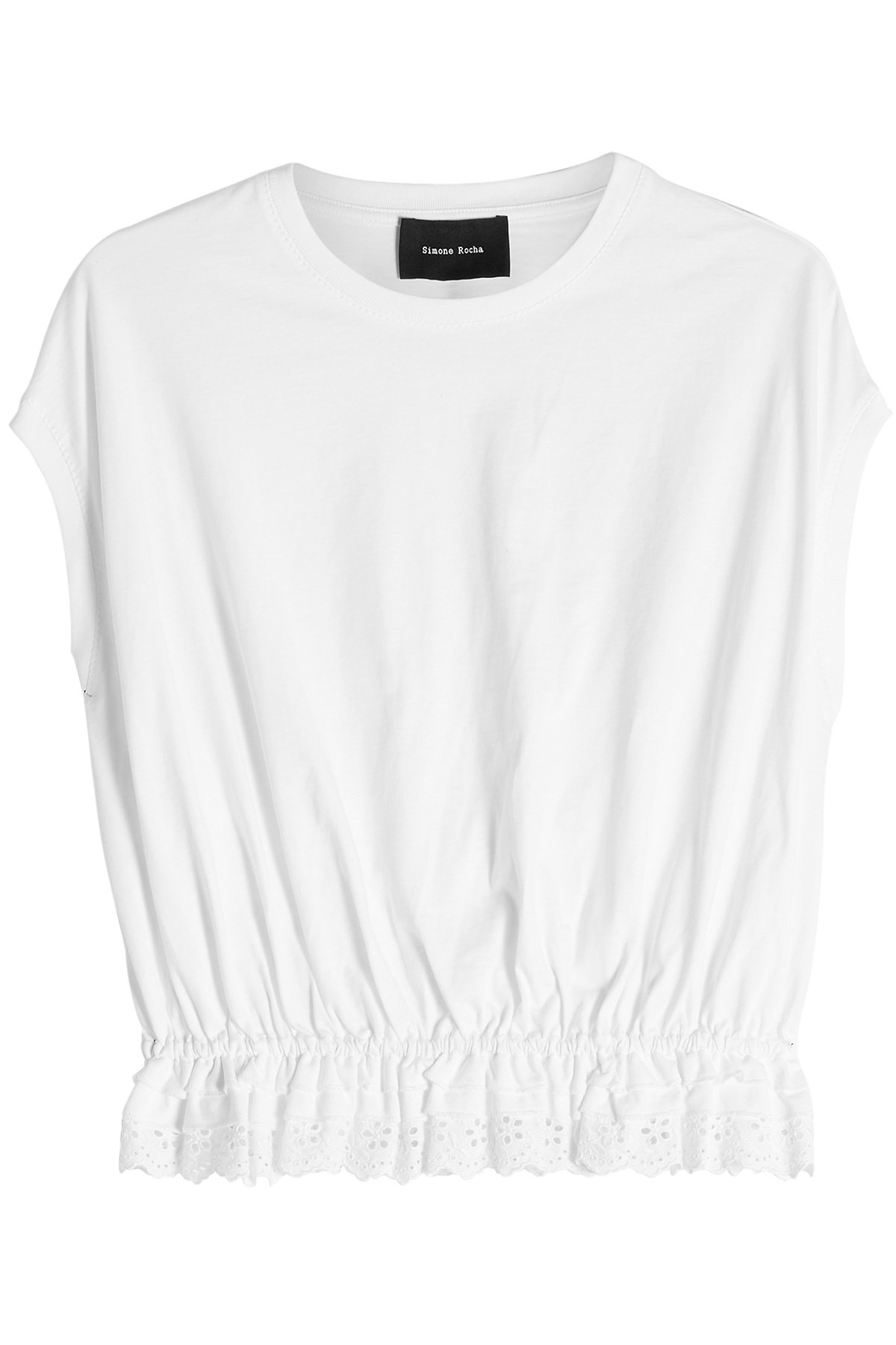 Simone Rocha - Cotton Top with Cut-Out Detail