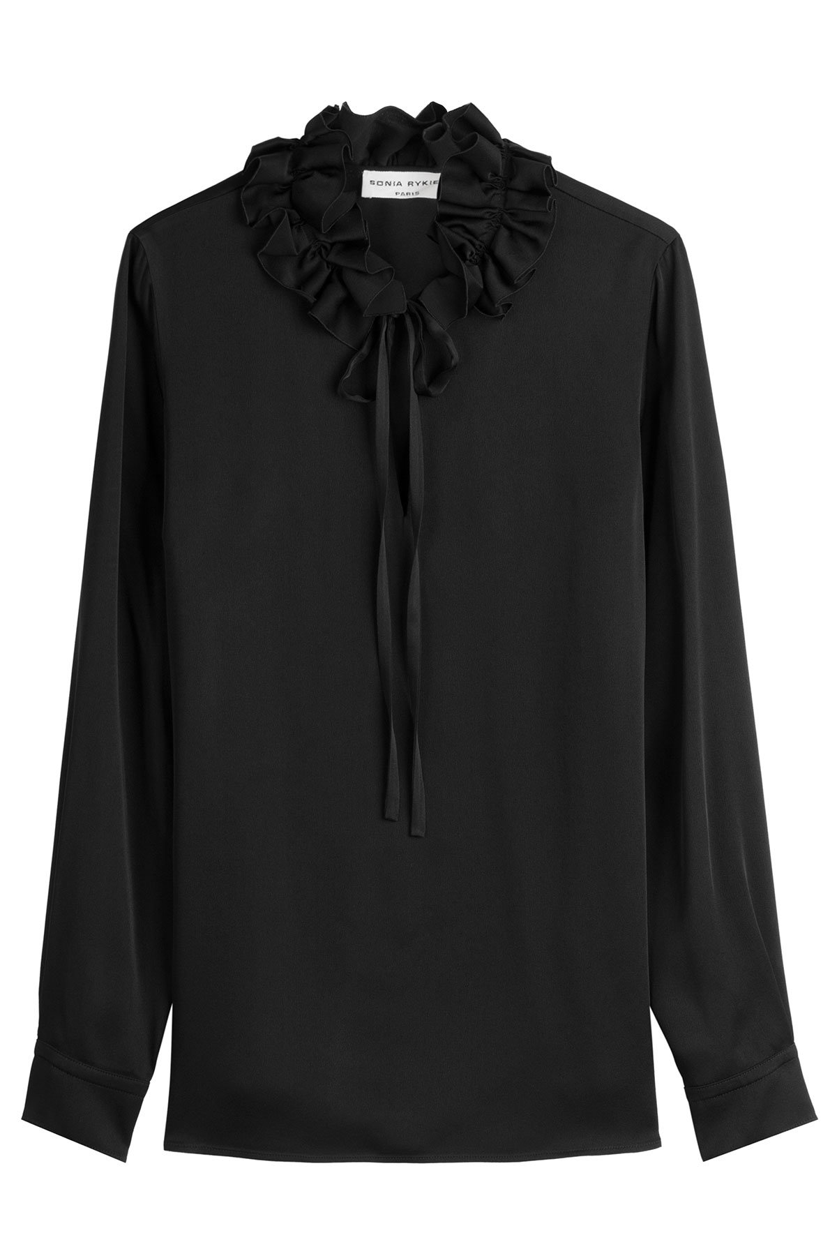 Sonia Rykiel - Crepe Blouse with Ruffles