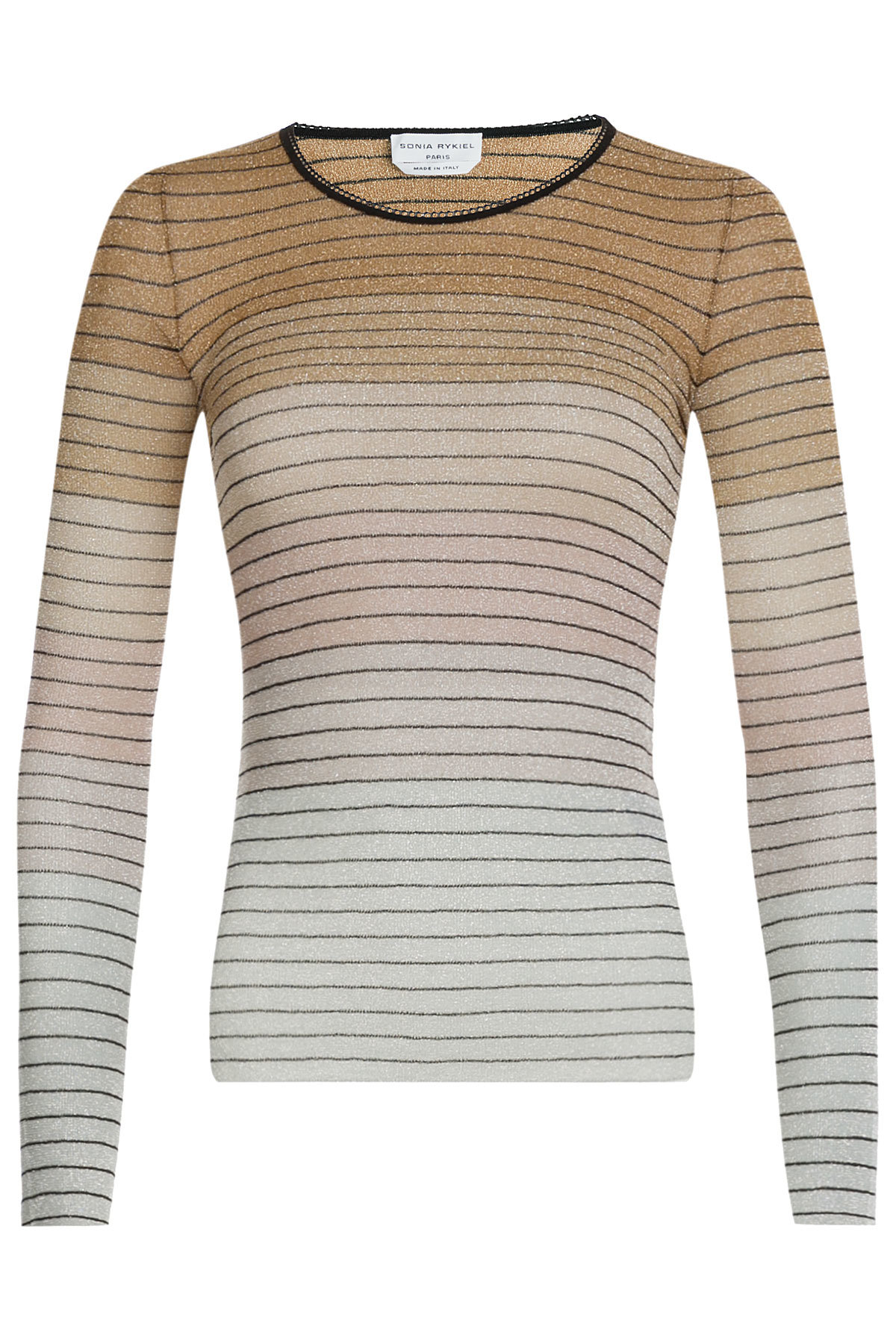 Metallic Striped Top by Sonia Rykiel