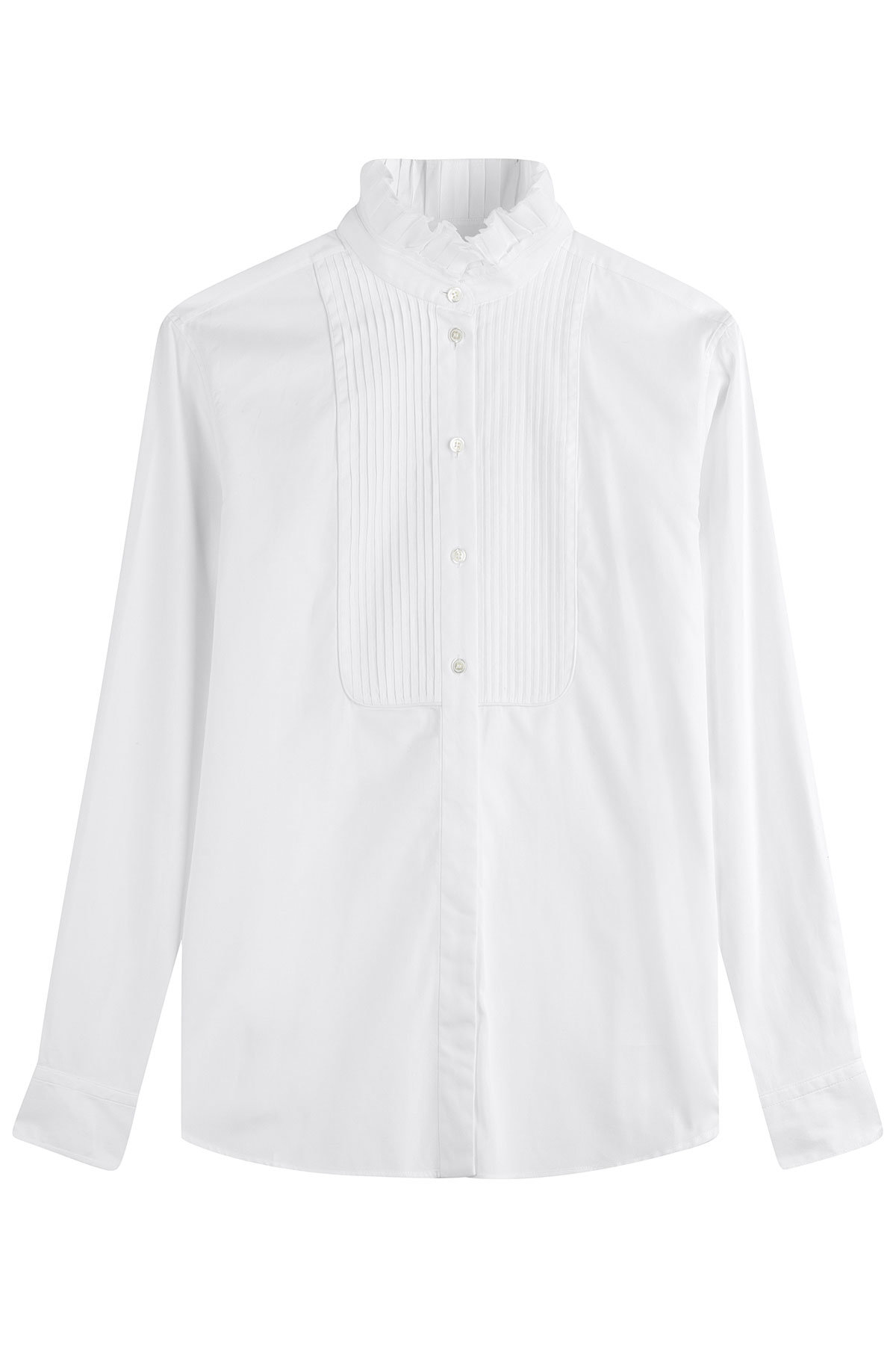 Pin-tuck Cotton Blouse by Sonia Rykiel