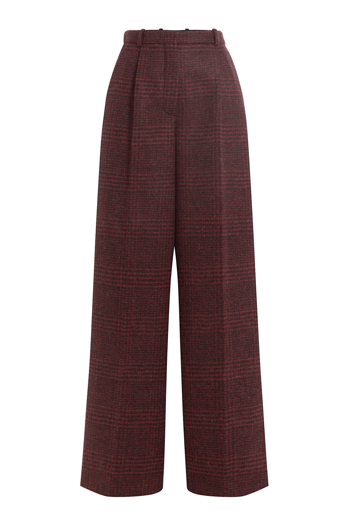Sonia Rykiel - Printed Alpaca-Virgin Wool Wide Leg Pants