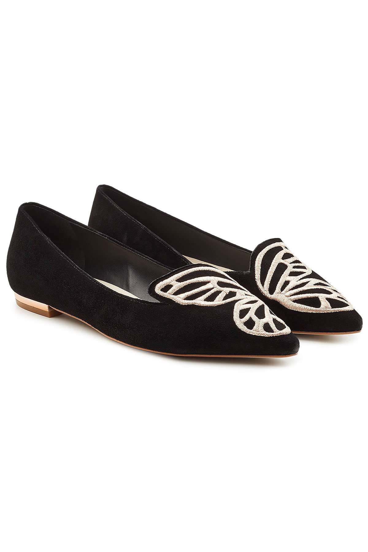 Bibi Butterfly Suede Ballerinas by Sophia Webster