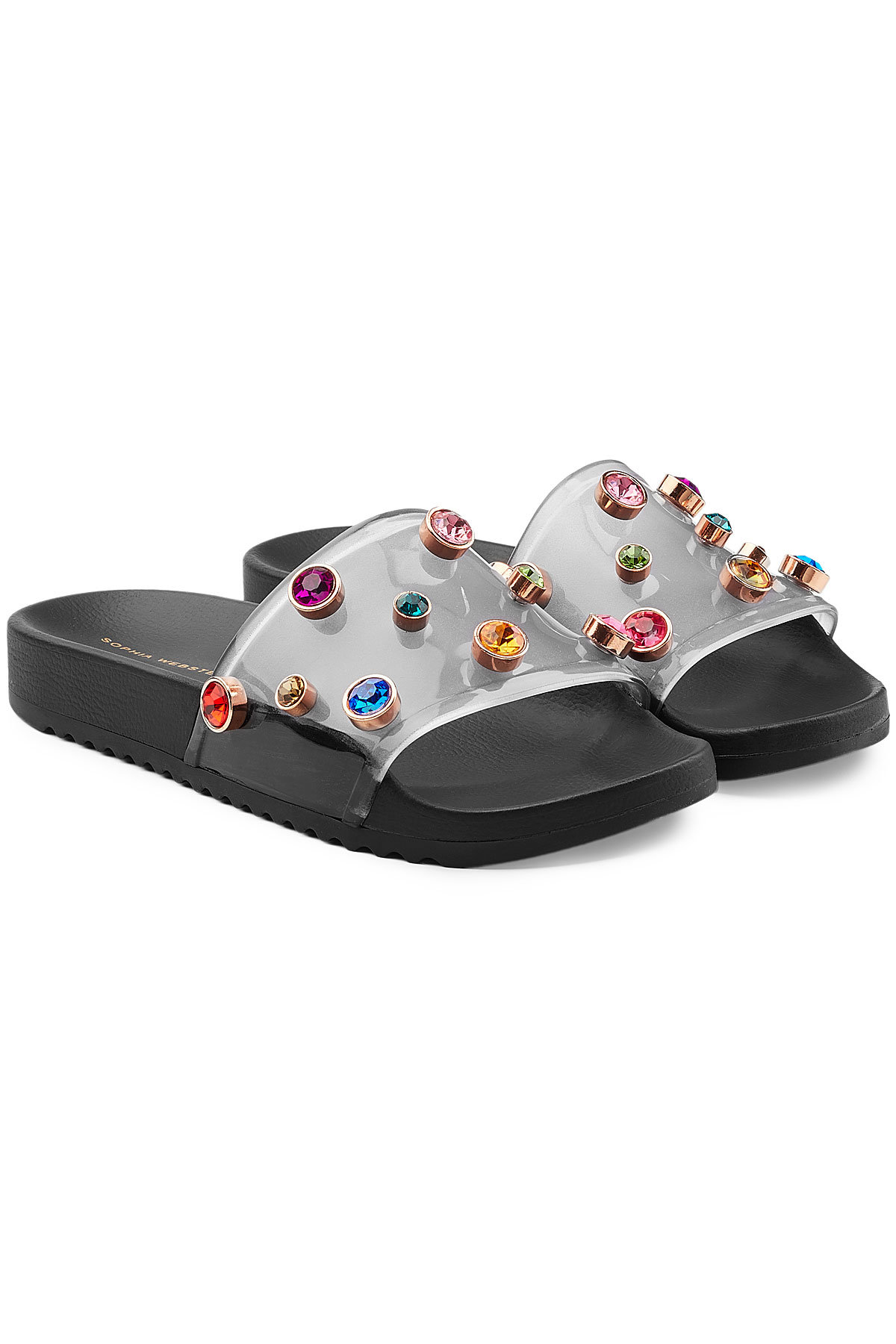 Dina Embellished Slides by Sophia Webster