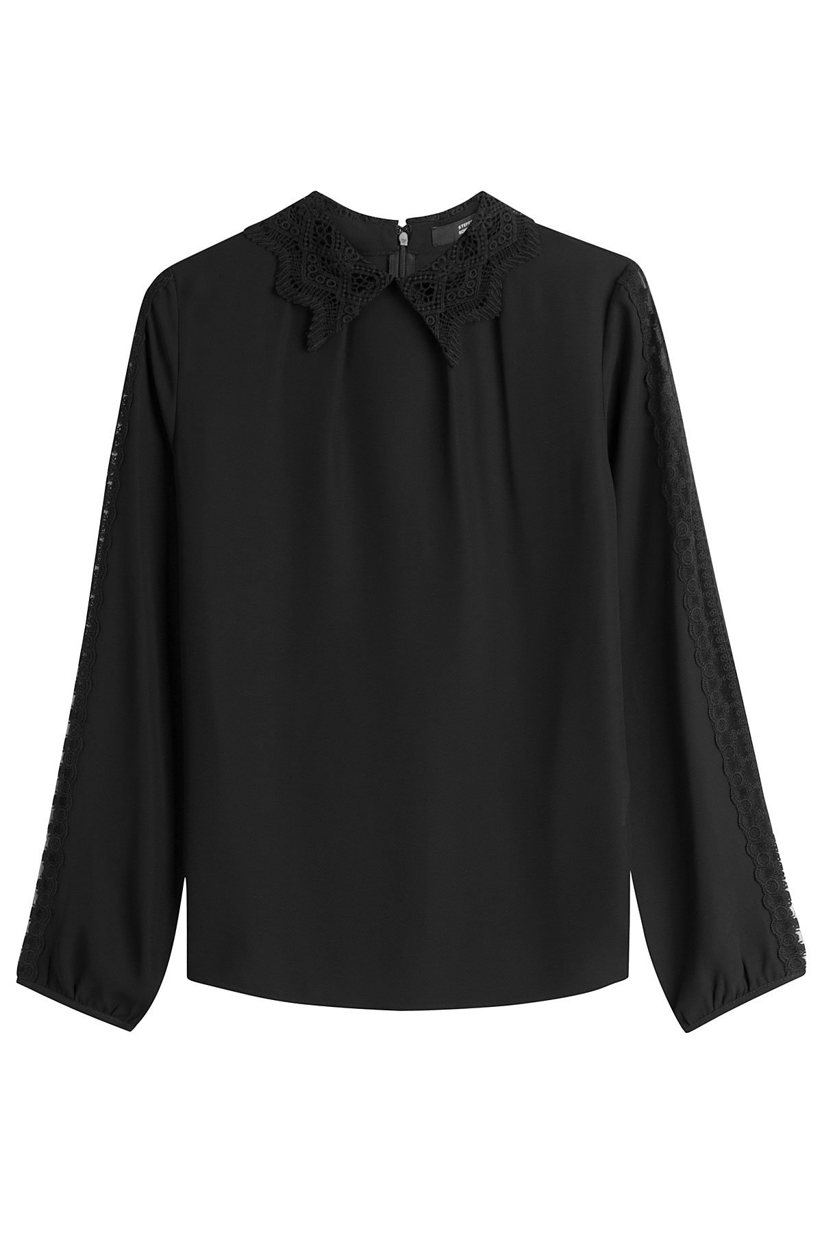 Steffen Schraut - Blouse with Crochet Trims