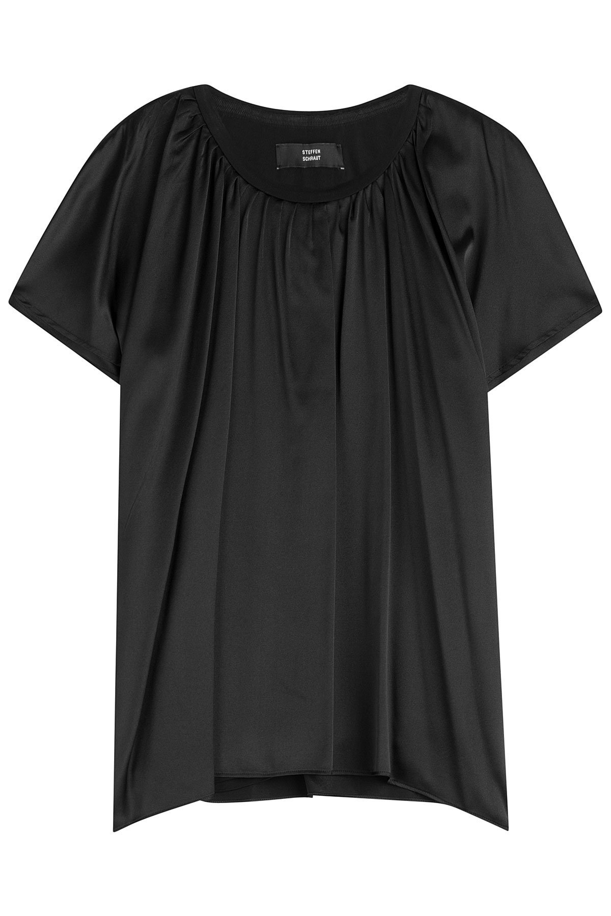 Steffen Schraut - Draped Silk T-Shirt