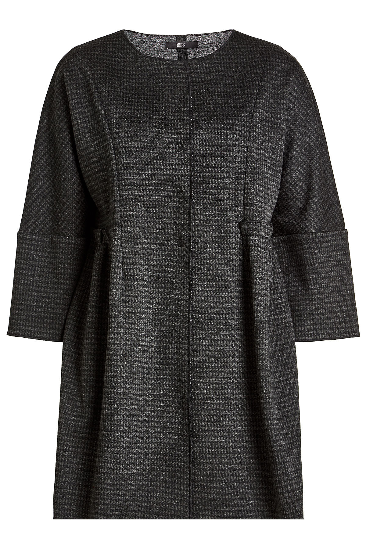 Steffen Schraut - Printed Collarless Coat