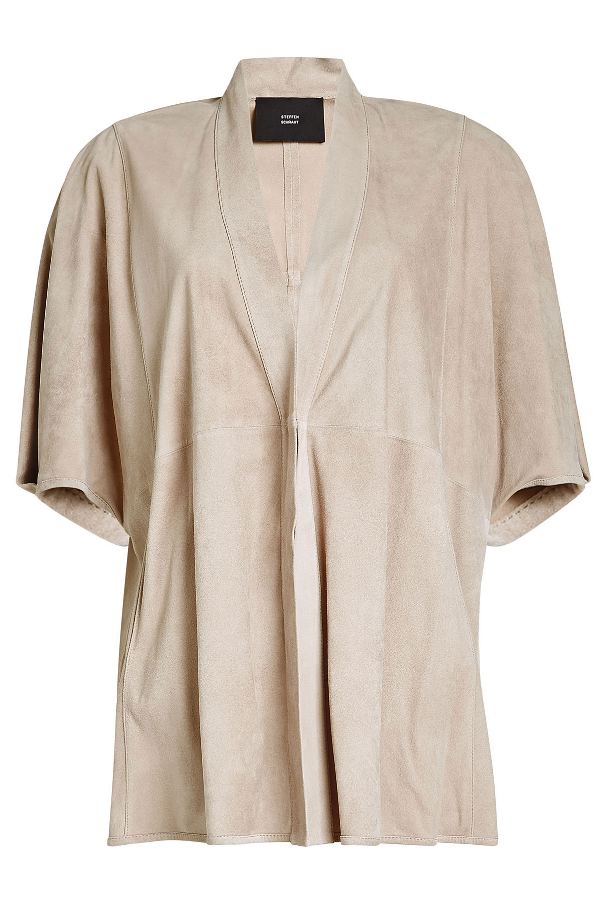 Steffen Schraut - Short Sleeve Suede Jacket