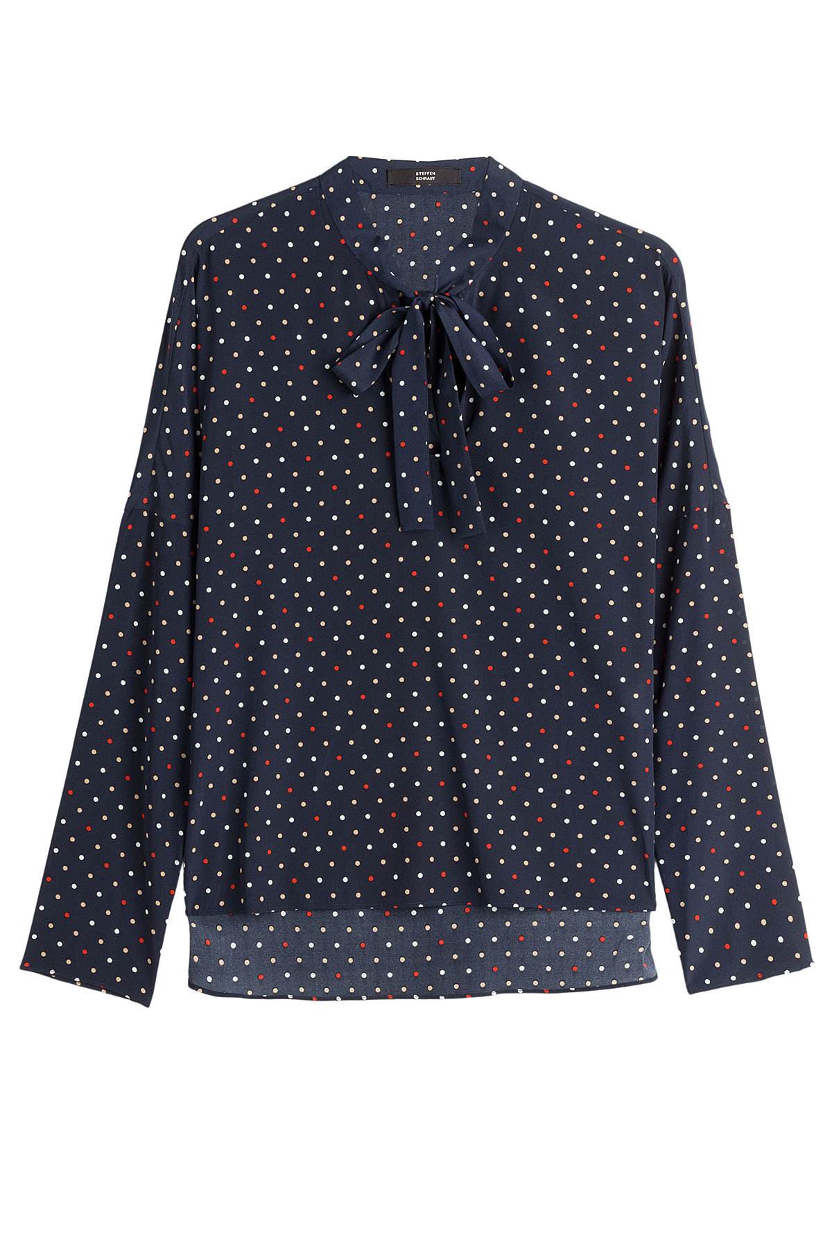 Steffen Schraut - Silk-Blend Polka Dot Blouse
