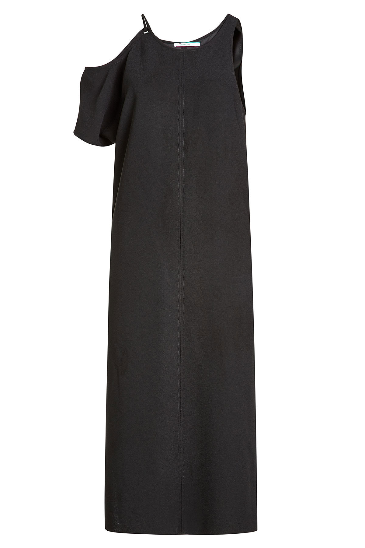 T by Alexander Wang - Maxi Dress with Asymmetric Sleeves