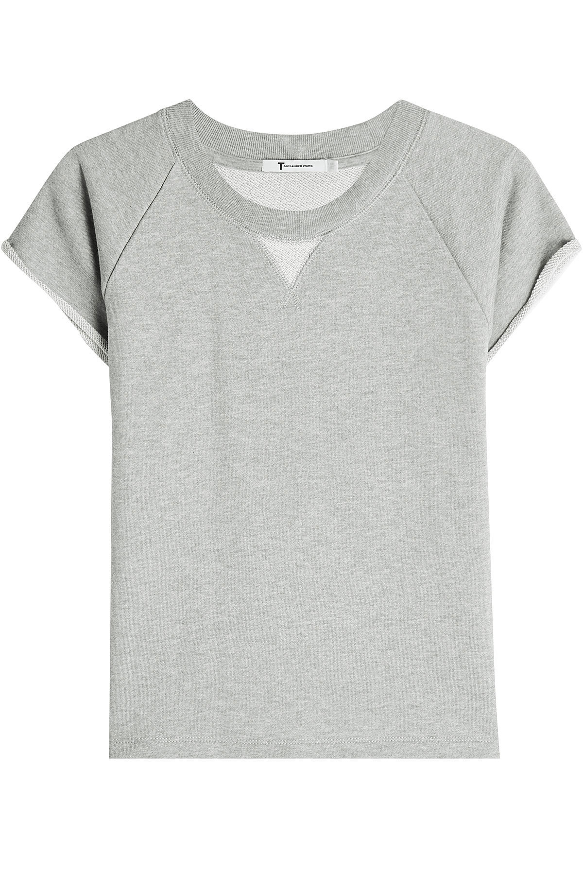 Short Sleeve Top with Cut-Out Detail by T by Alexander Wang