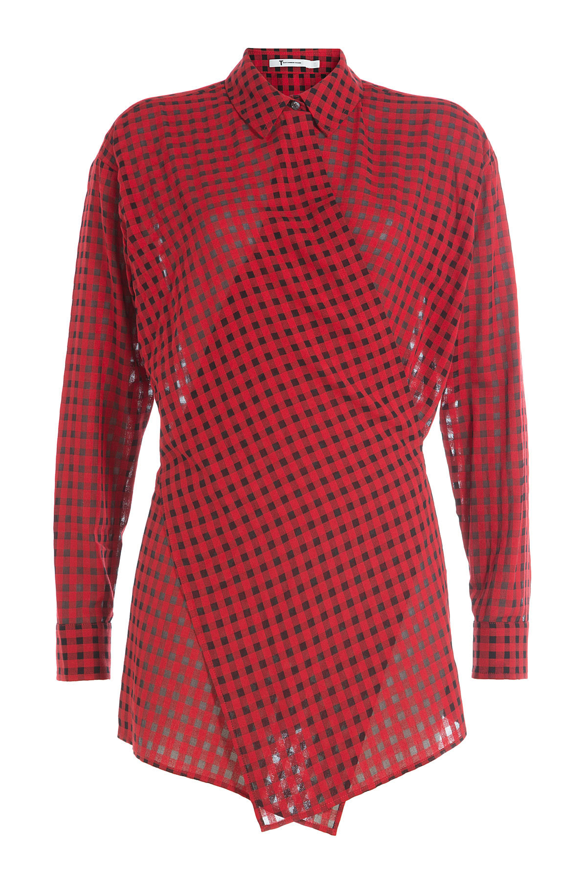 T by Alexander Wang - Wrap Around Printed Shirt
