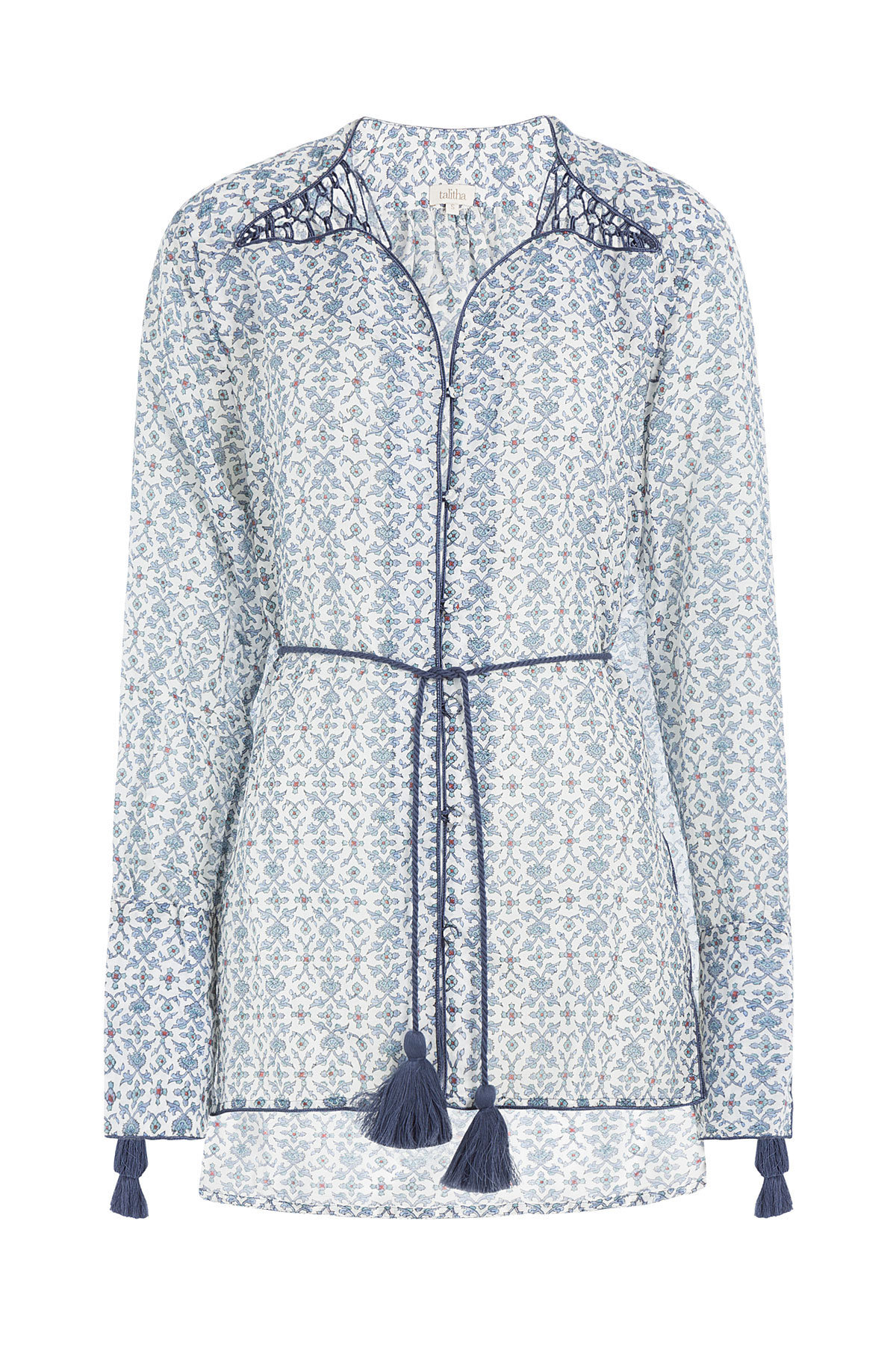 Talitha - Printed Cotton-Silk Tunic