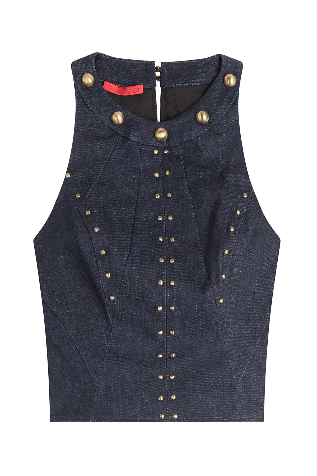 Tamara Mellon - Denim Top with Studs