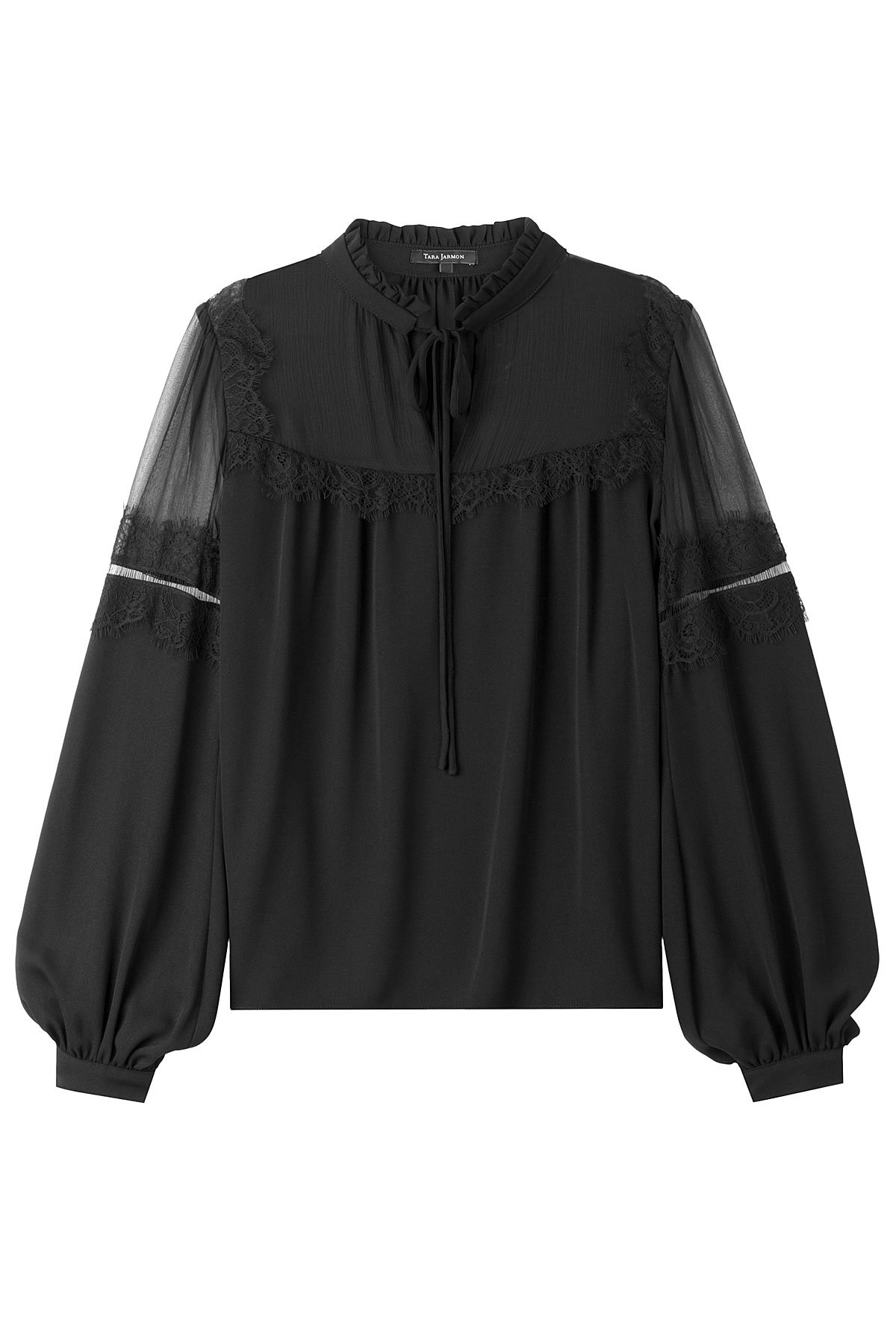 Blouse with Sheer Top by Tara Jarmon