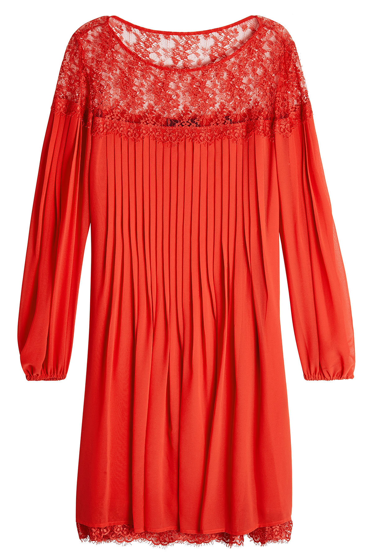The Kooples - Chiffon and Lace Dress