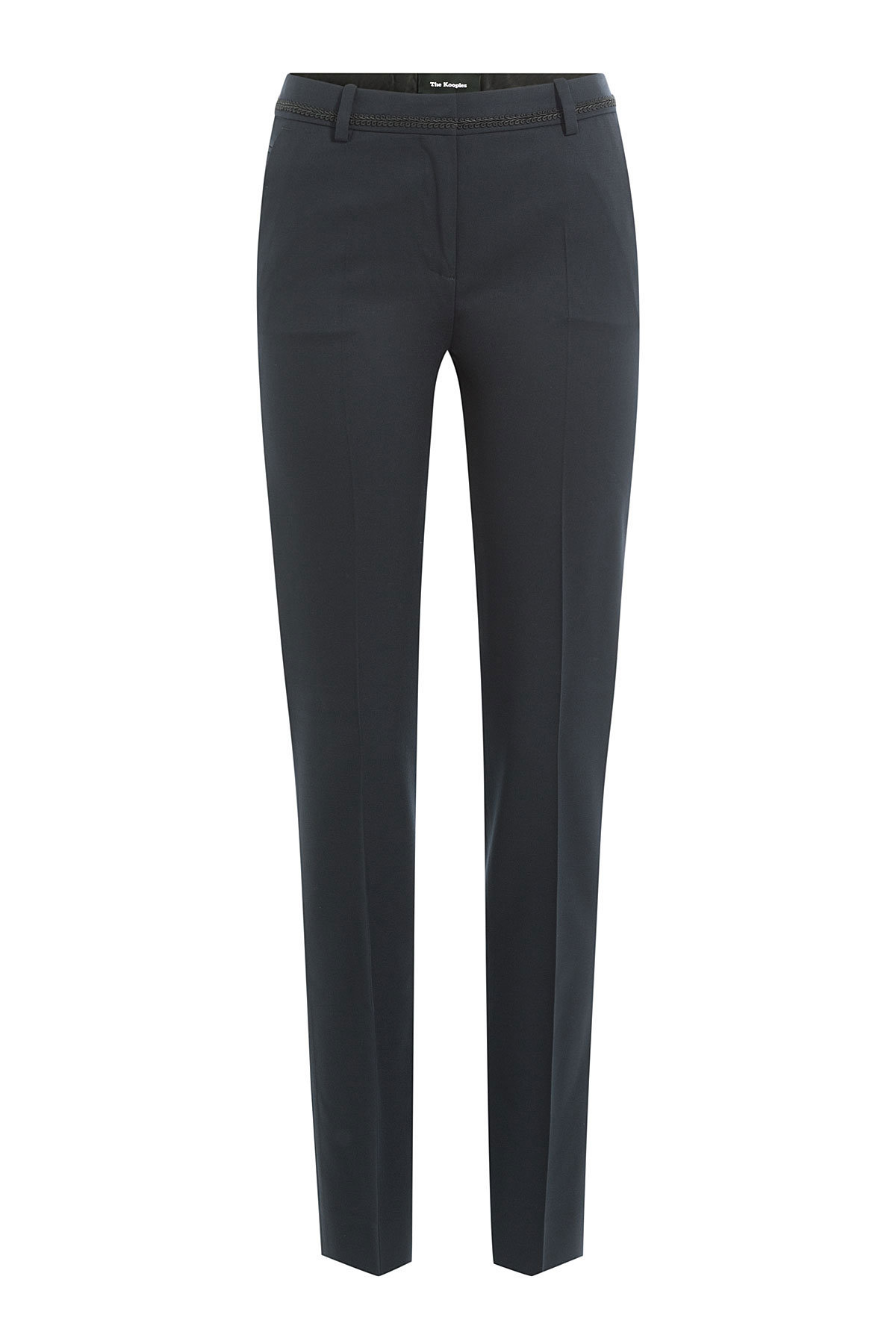 The Kooples - Wool Pants with Cornelli Trim