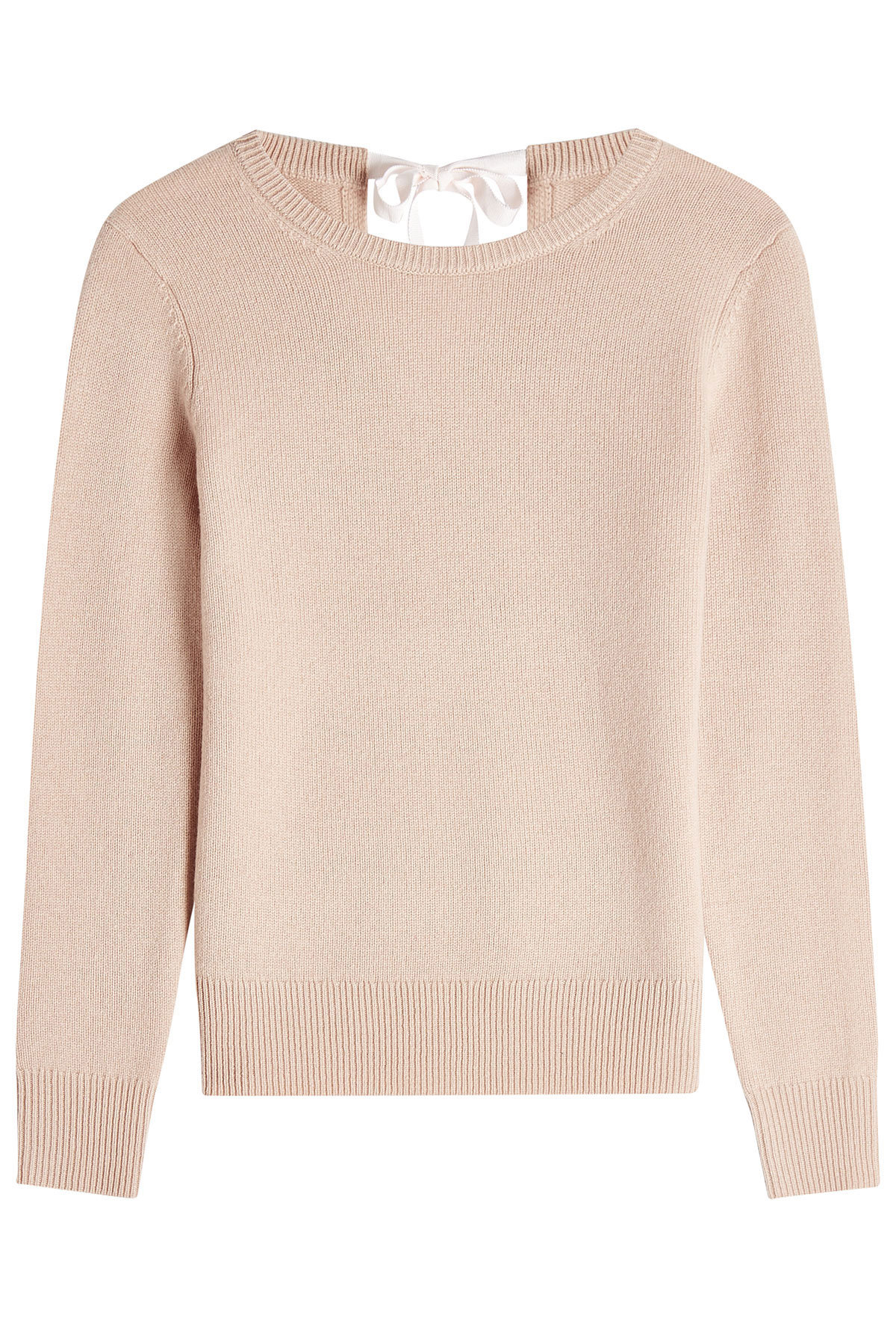 Cashmere Pullover with Satin Tie by Theory