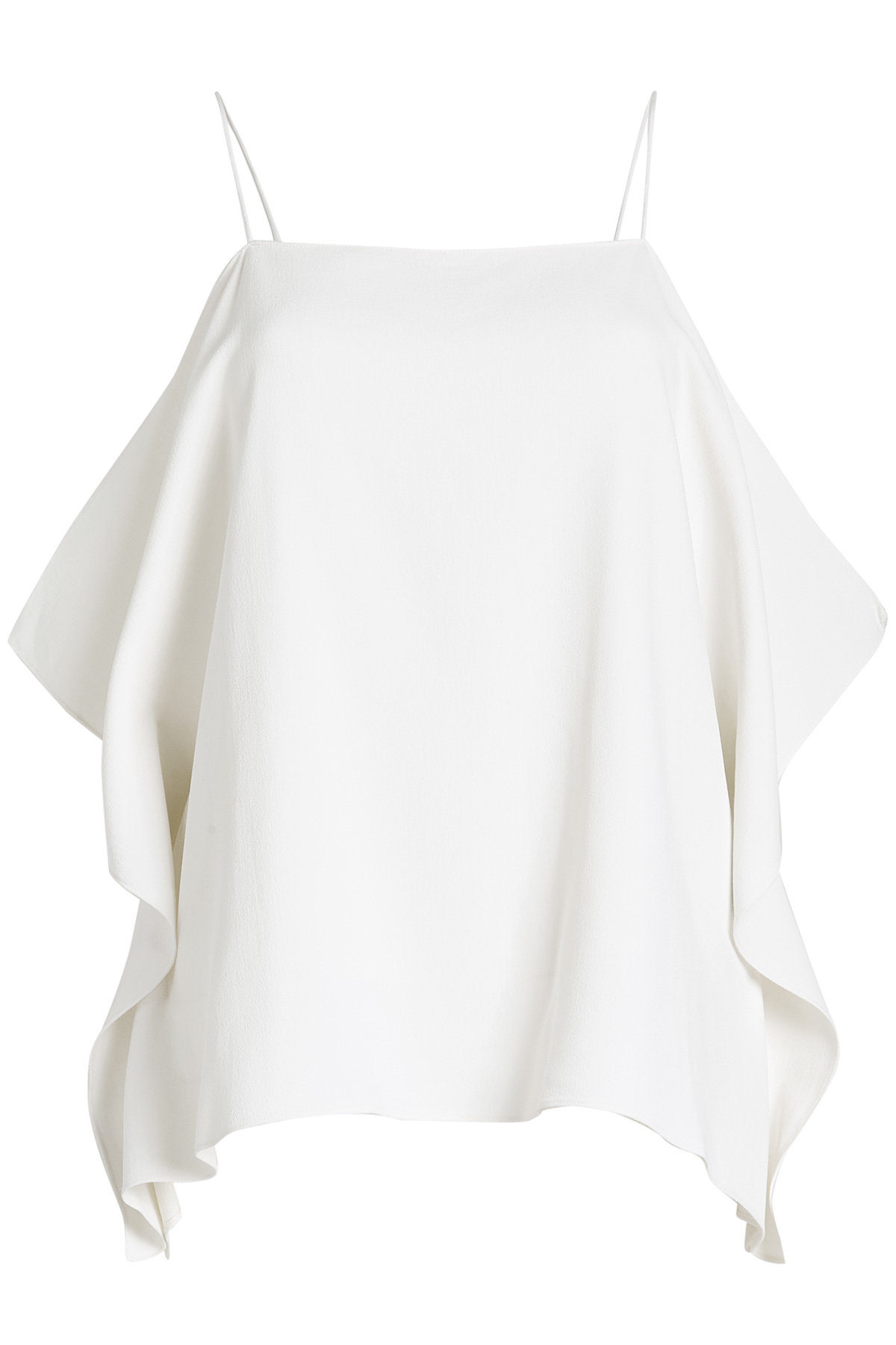 Theory - Crepe Camisole with Flutter Hems
