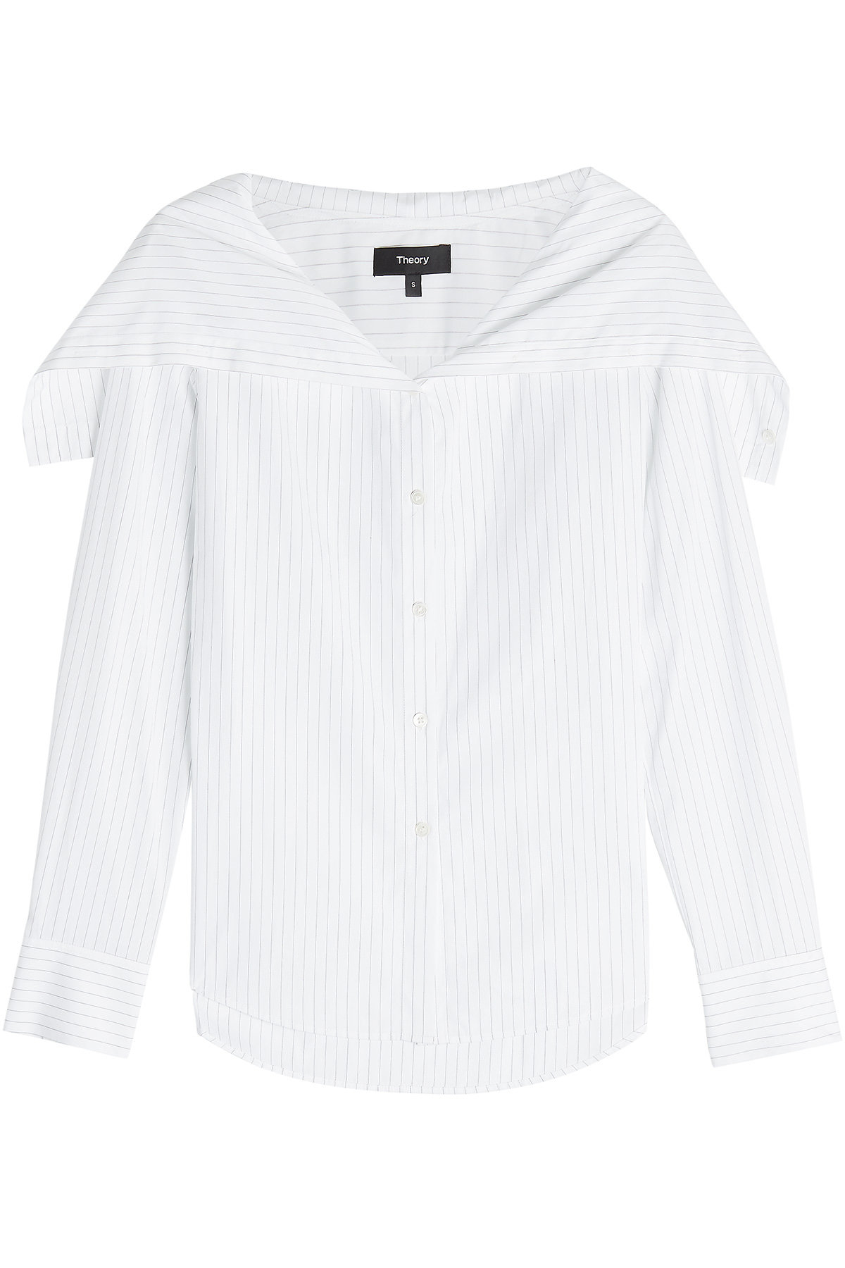 Theory - Pinstripe Cotton Shirt