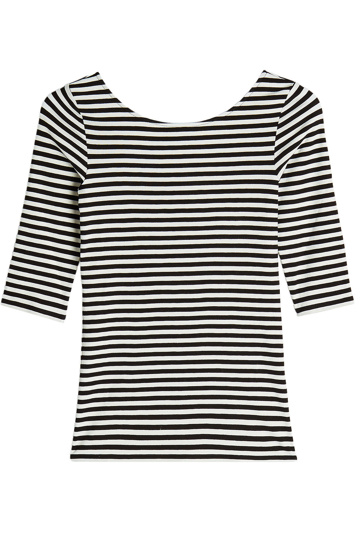 Theory - Striped Boatneck T-shirt
