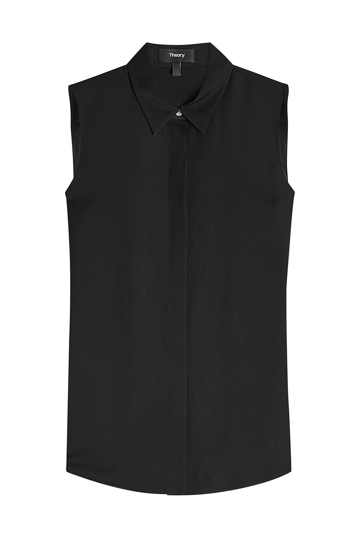 Theory - Tanelis Sleeveless Silk Blouse