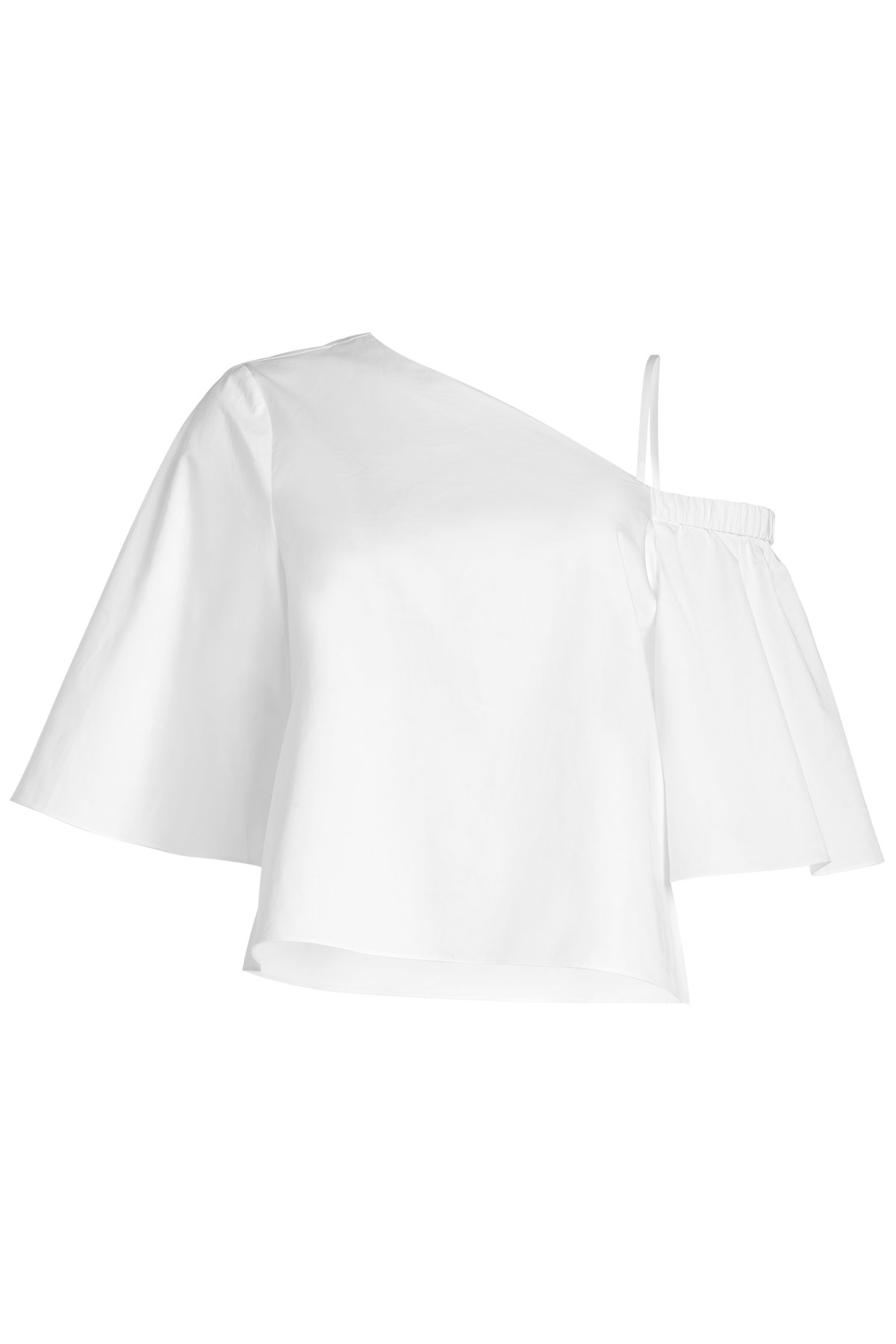 Tibi - Cotton One-Shoulder Top