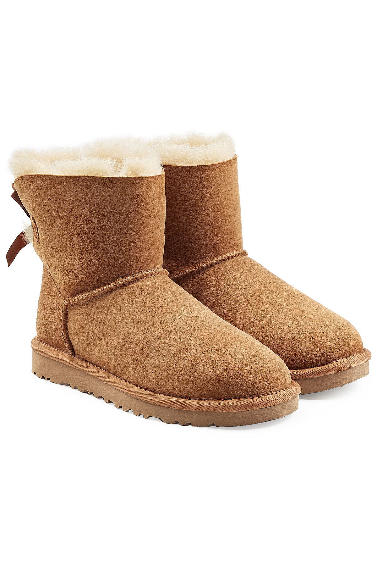 UGG Australia - Sheepskin Bailey Mini Knit Bow Boots