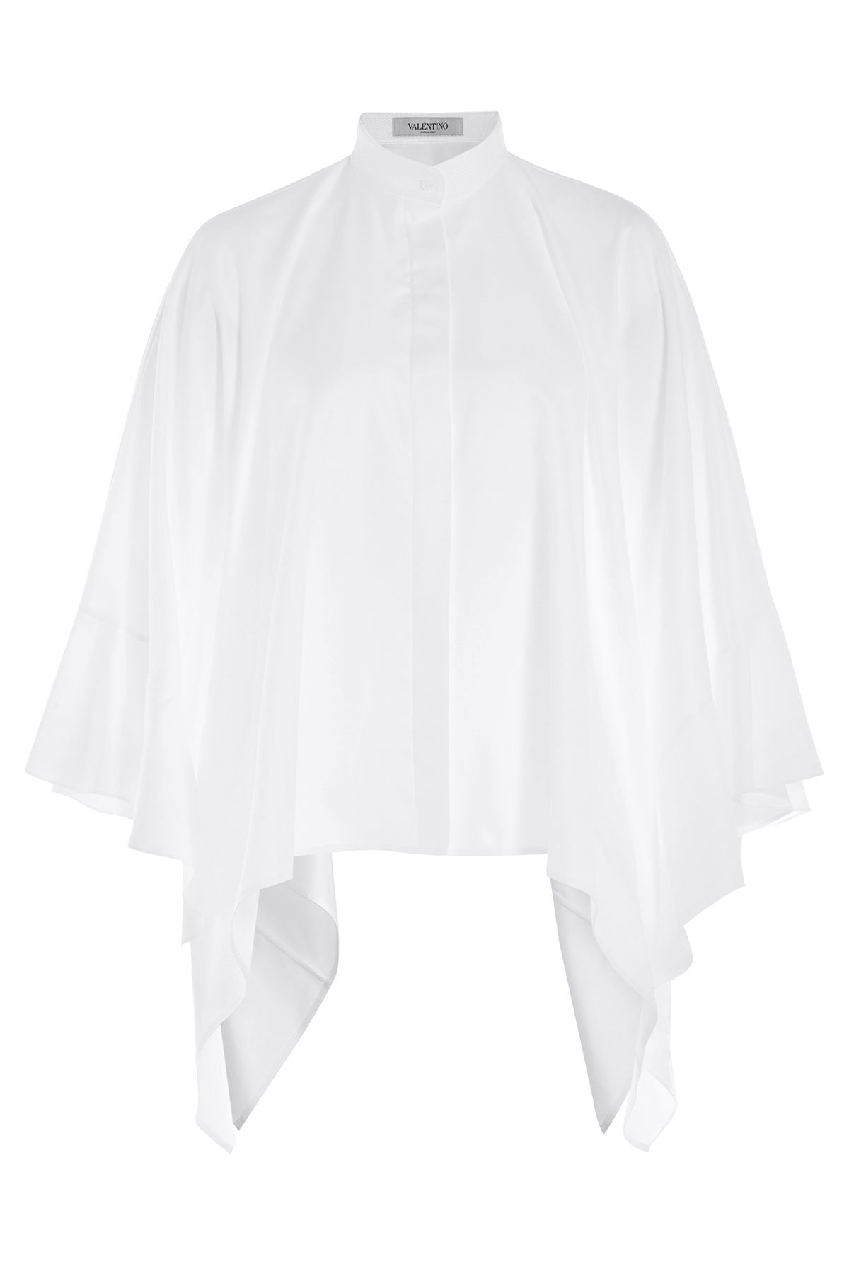 Cotton Cape Blouse by Valentino