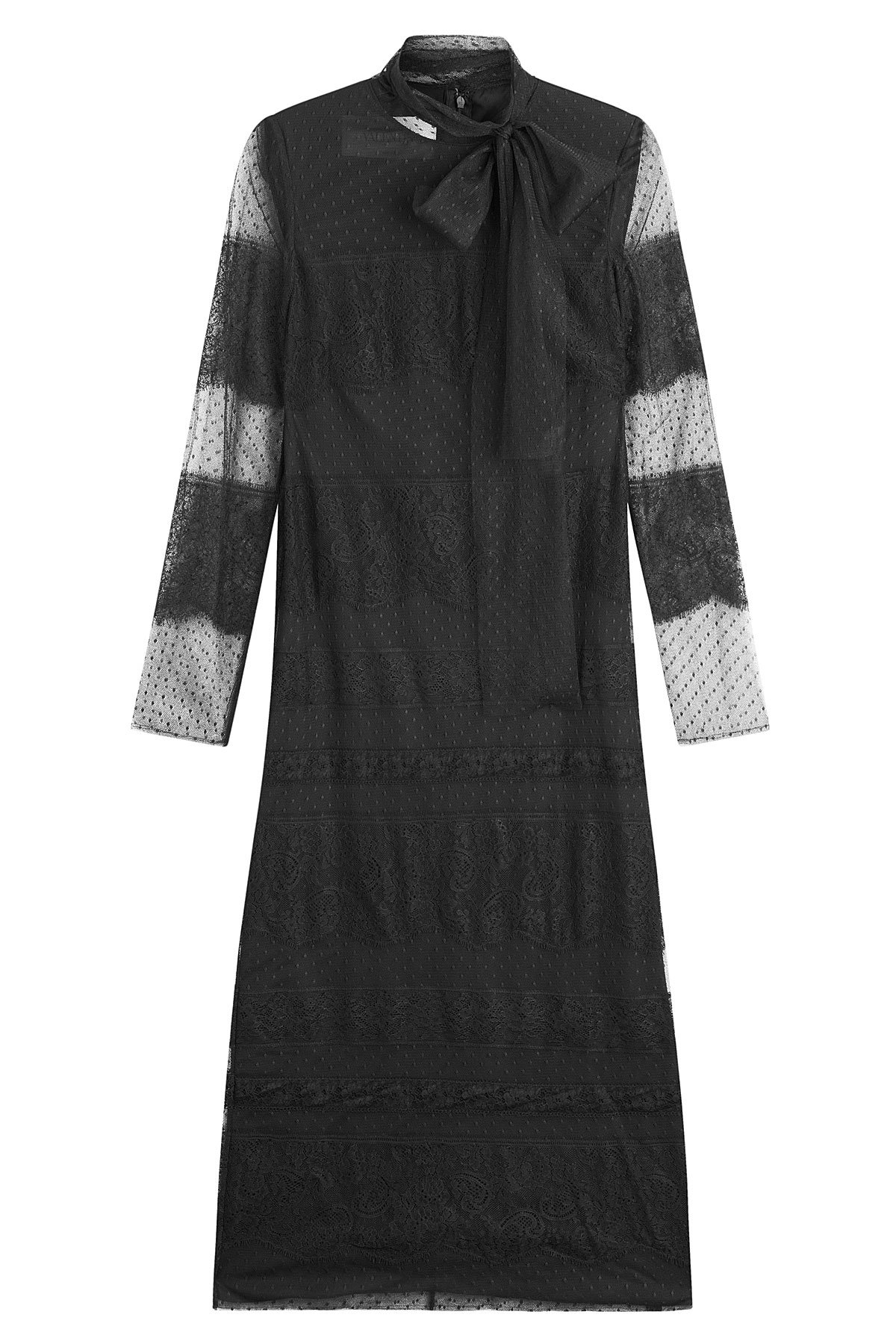 Valentino - Mini Dress with Tulle and Point d'Esprit