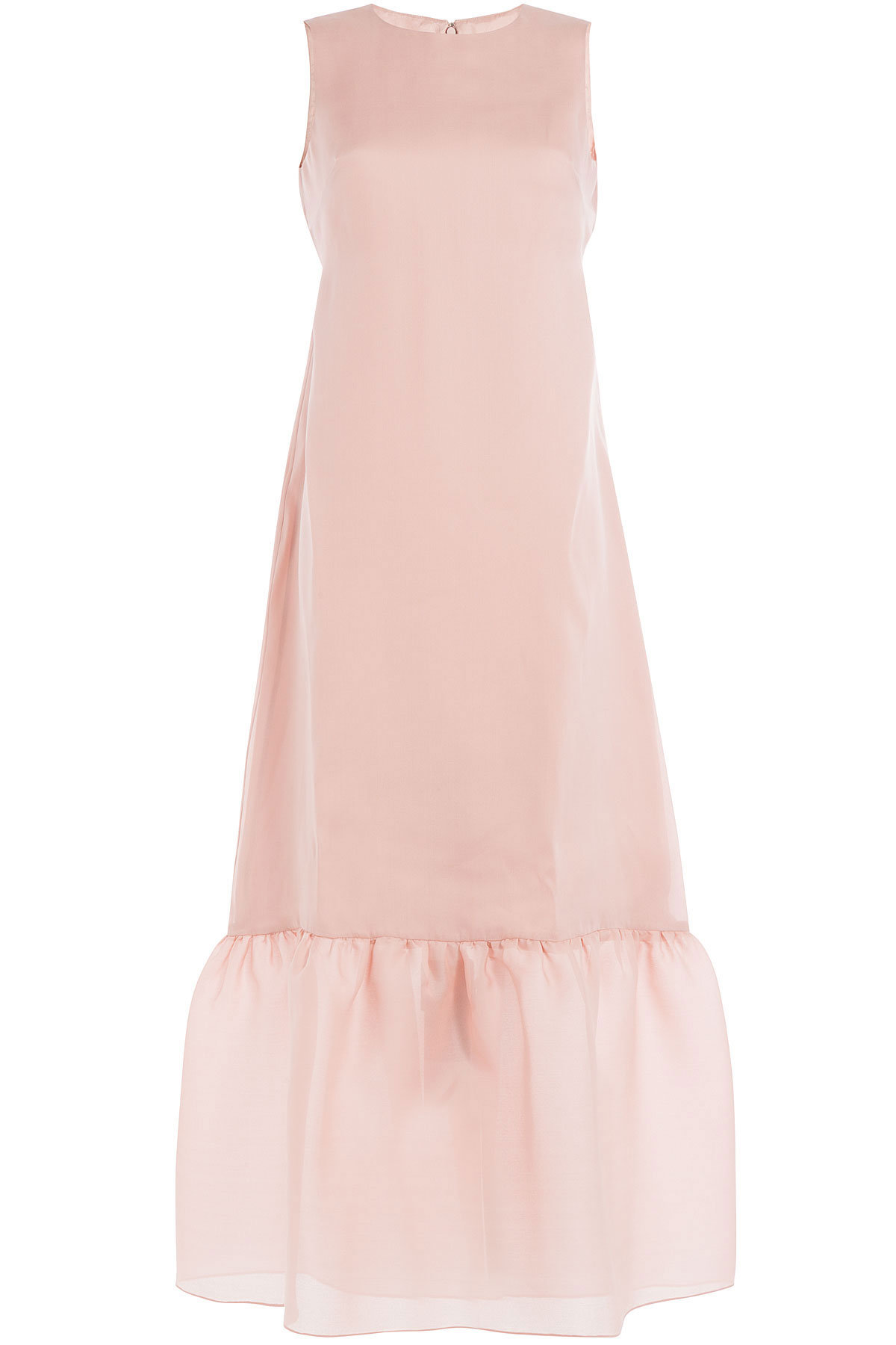 Valentino - Silk Dress with Ruffled Hem