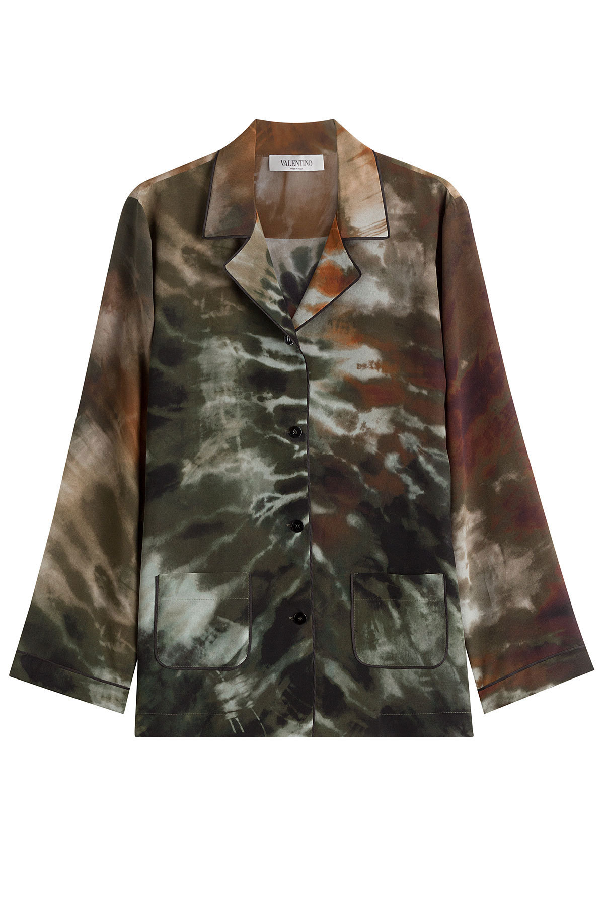 Silk Tie-Dye Shirt by Valentino