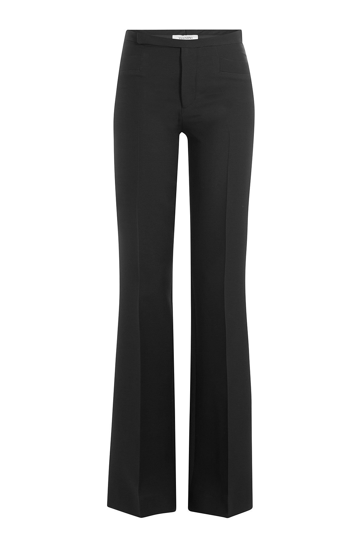 Valentino - Wide Leg Pants with Virgin Wool and Silk