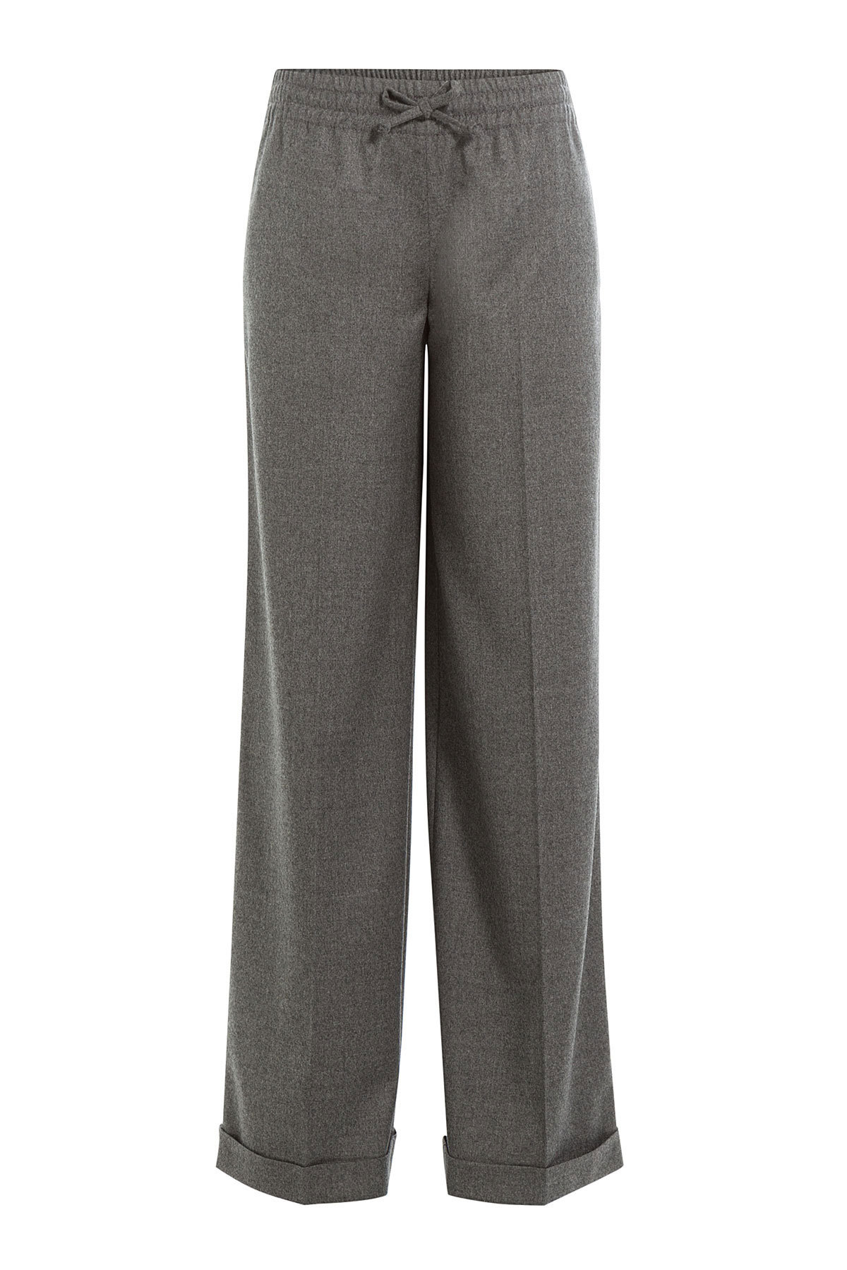Valentino - Wide Leg Wool Pants with Cashmere