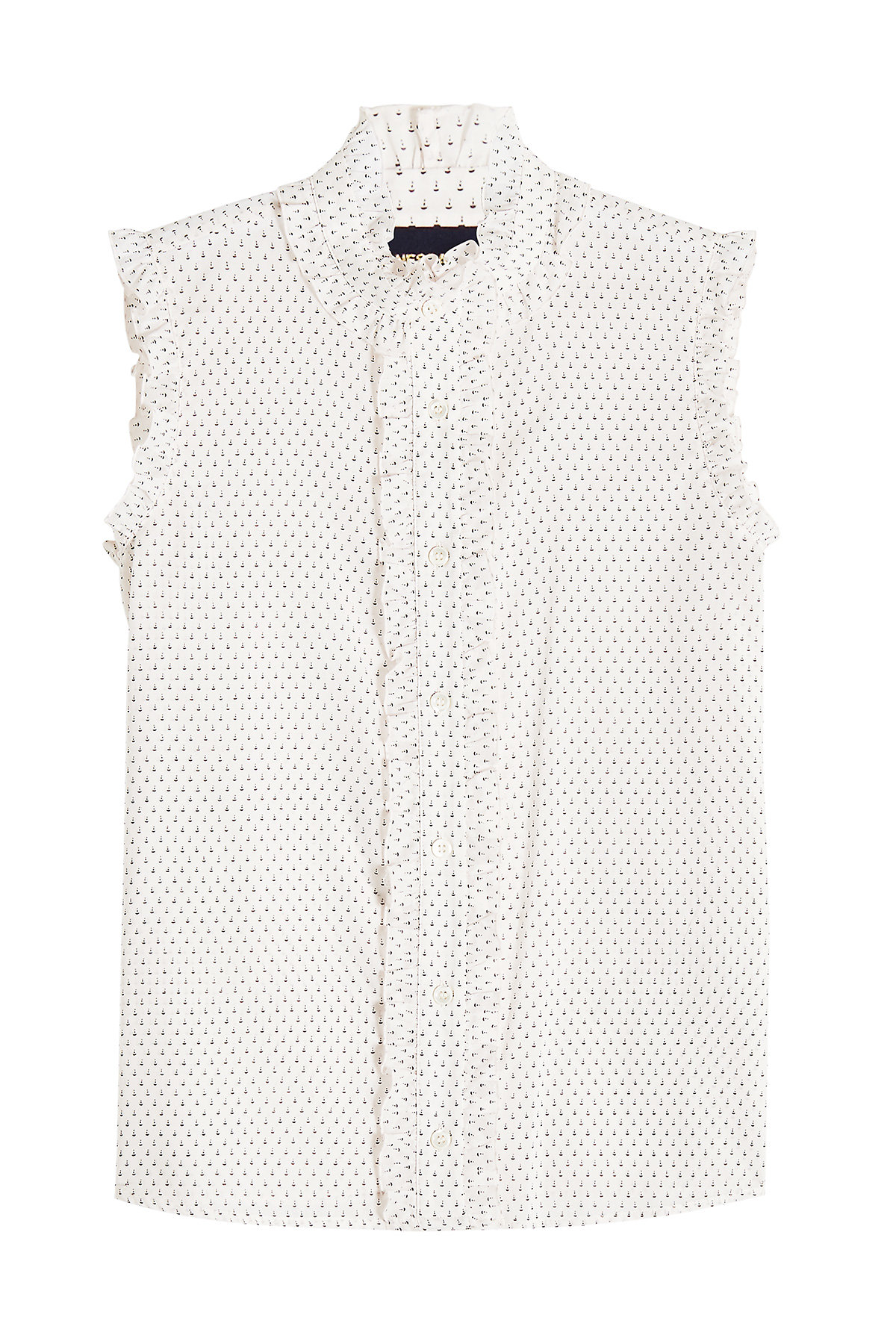 Vanessa Seward - Frou Frou Sleveless Cotton Blouse