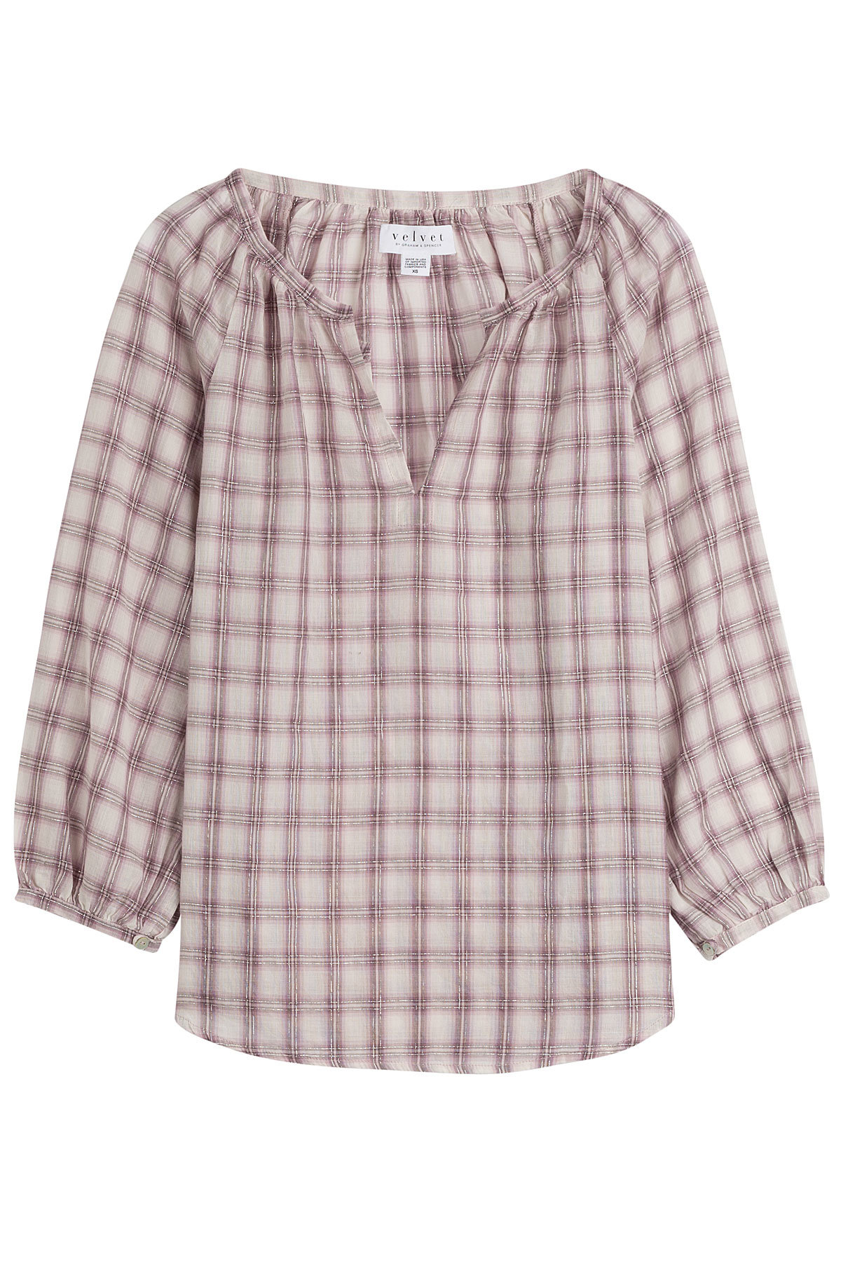 Velvet - Blouse with Cotton