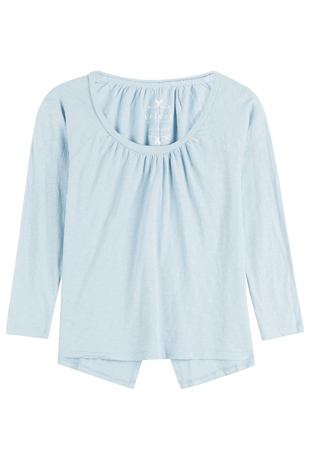 Velvet - Cotton Top with Slit at Back