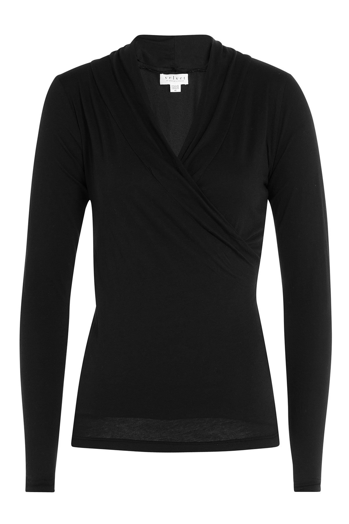 Velvet - Draped Cotton Top