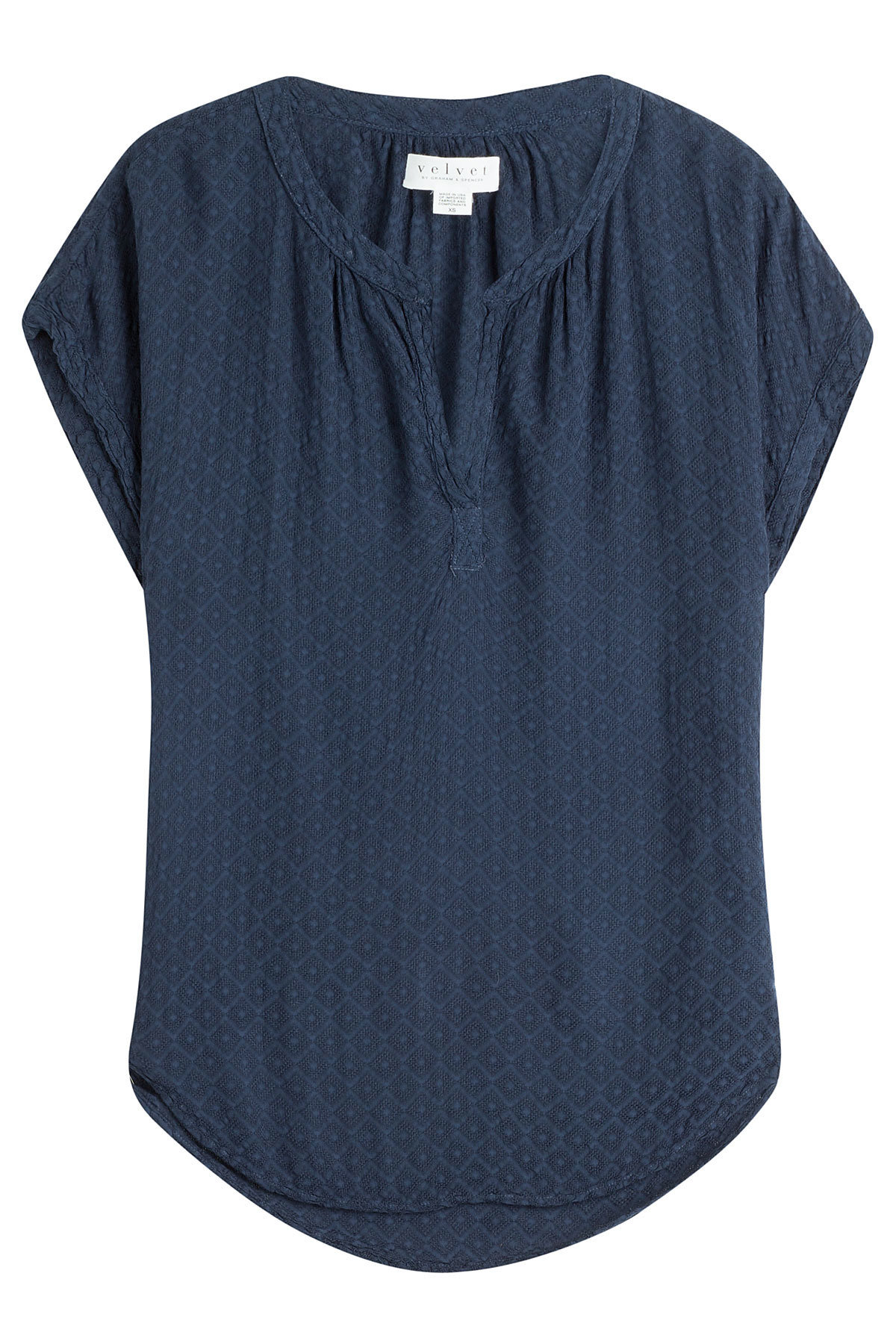 Velvet - Embroidered Top