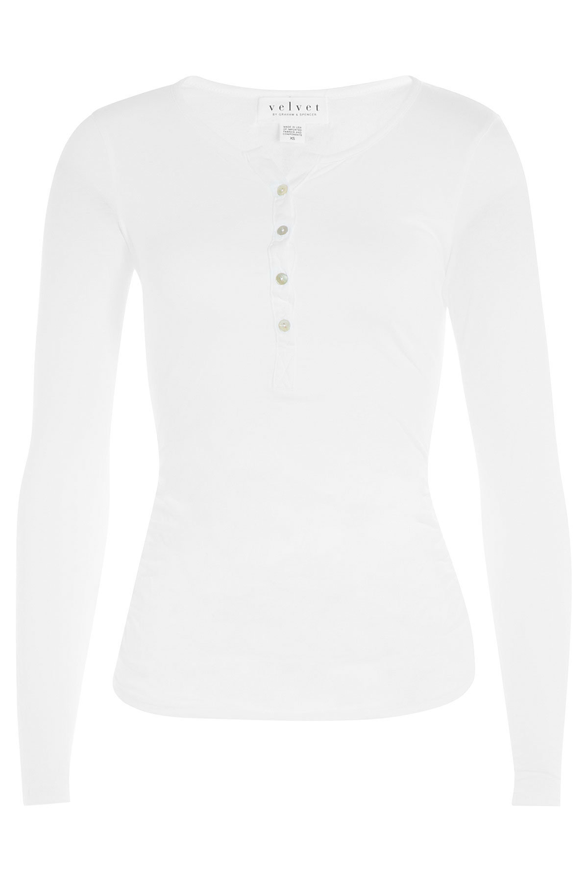 Velvet - Jersey Top with Buttons