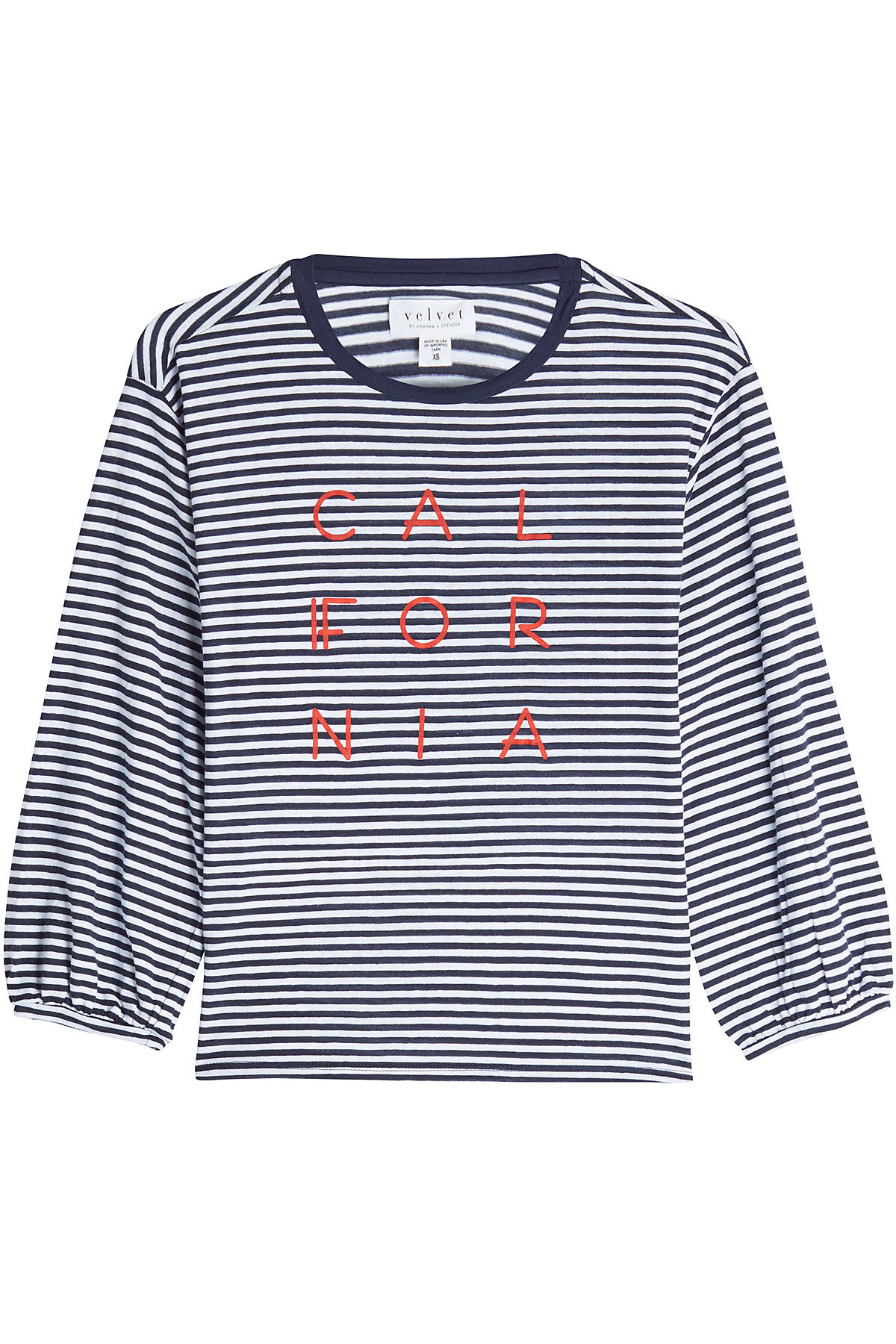 Velvet - Jocelynn Striped Cotton Top
