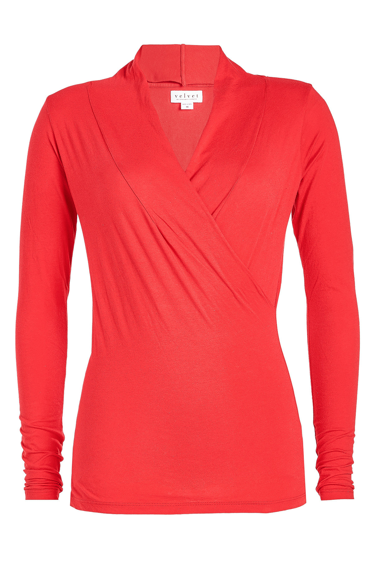 Velvet - Meri Draped Cotton Top
